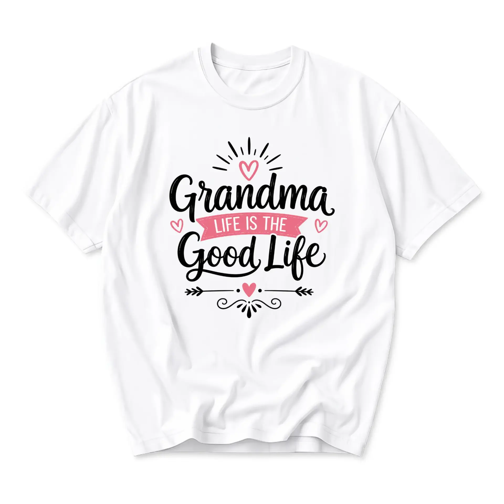 Graphic Tee Grandma Life Is the Unisex Casual Shirt Comfortable Cotton
