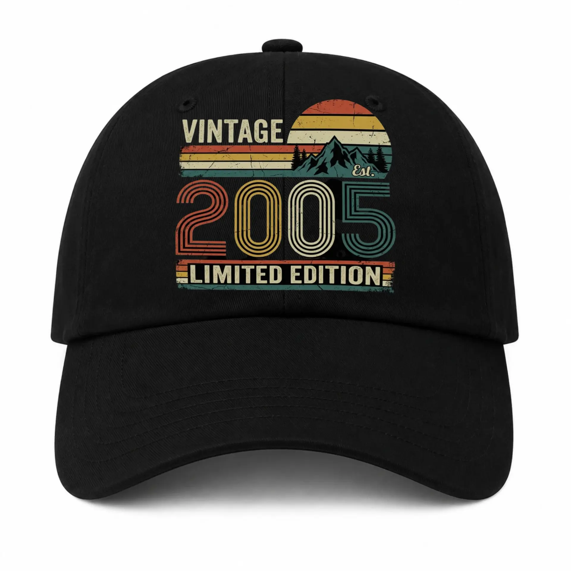 Baseball Cap Vintage 2005 Limited Edition Retro Mountain Design Hat