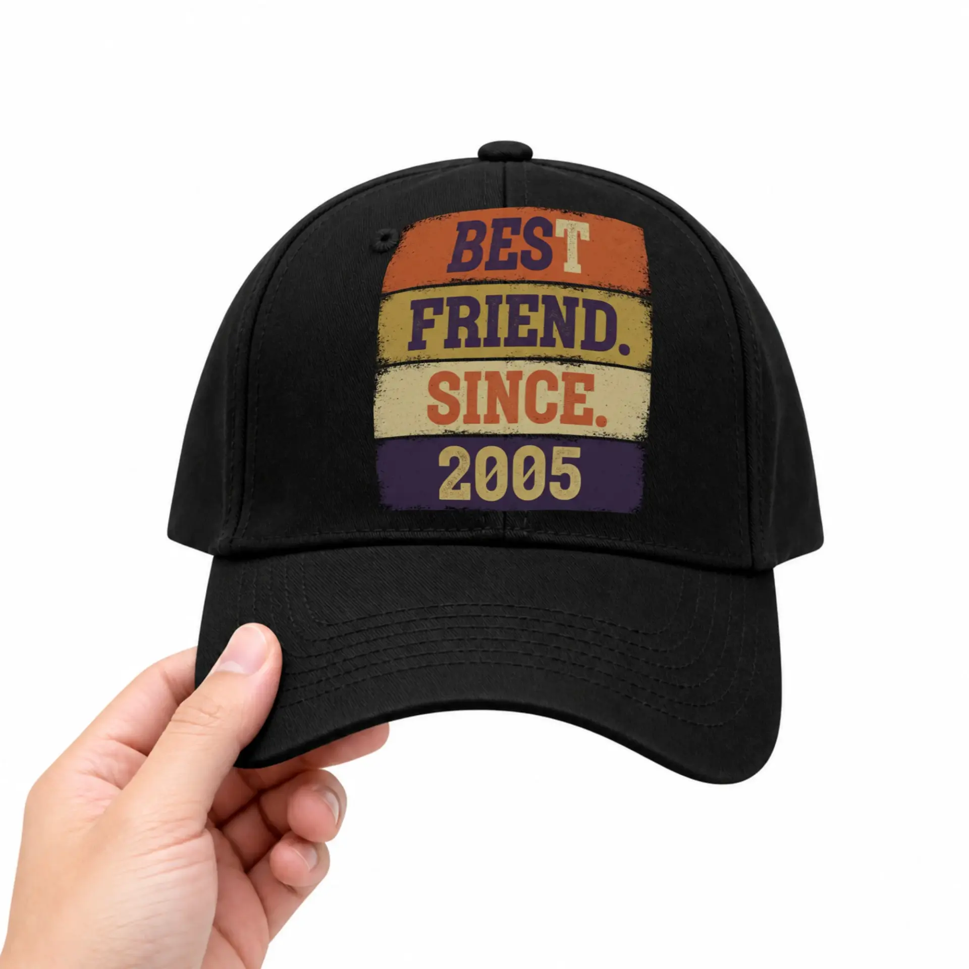 Baseball Cap Best Friend Since 2005 Retro Design Cotton Dad Hat Unisex