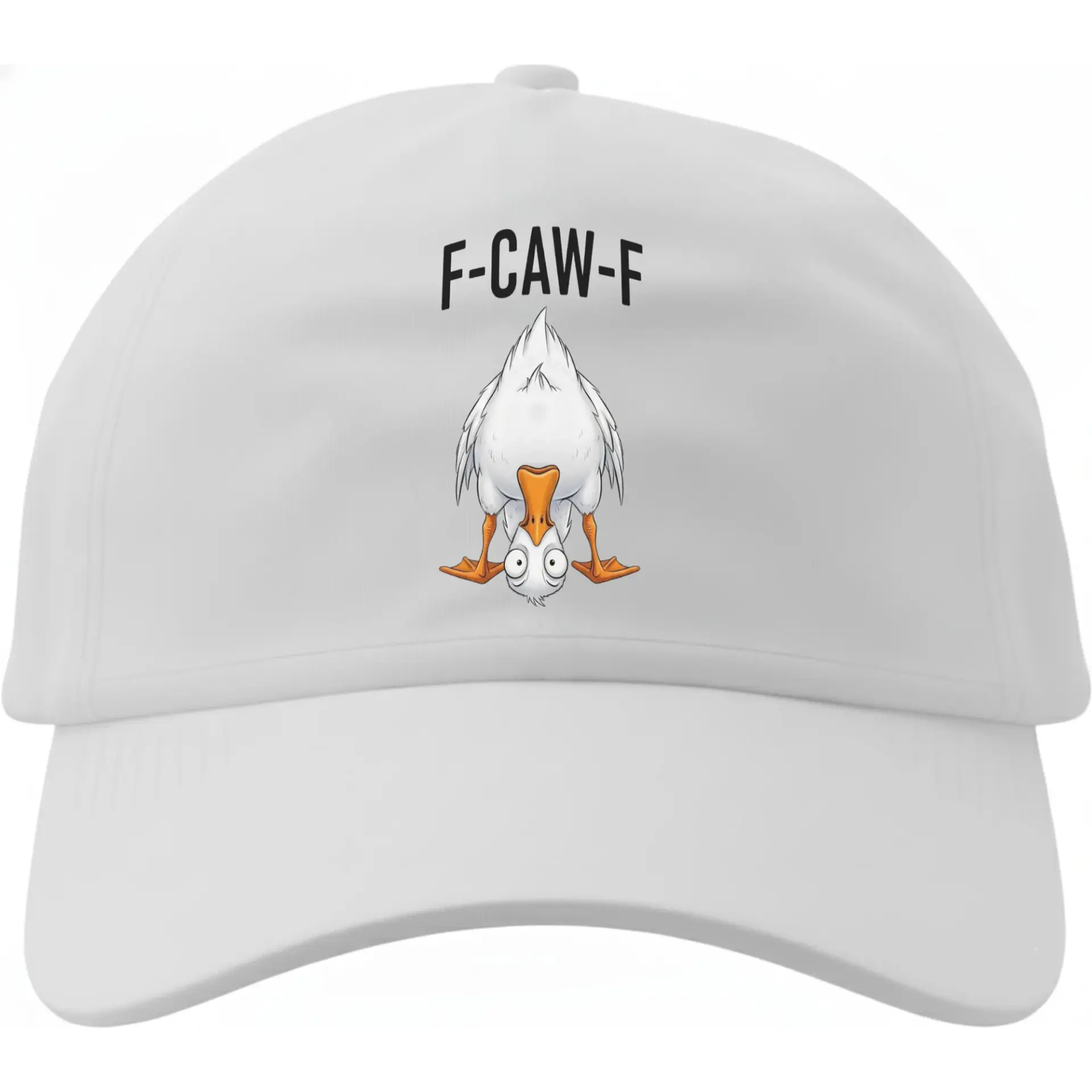 Dad Hat Baseball Cap Funny Duck Pun Graphic Print Low Profile Cotton Casual Headwear for Outdoor Activities and Travel
