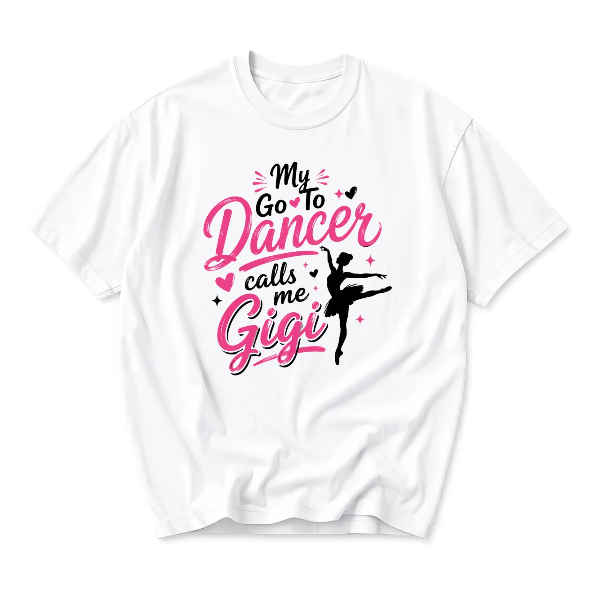 Funny Shirt to Dancer Calls Me Gigi Graphic Tee Unisex Casual Crew Neck