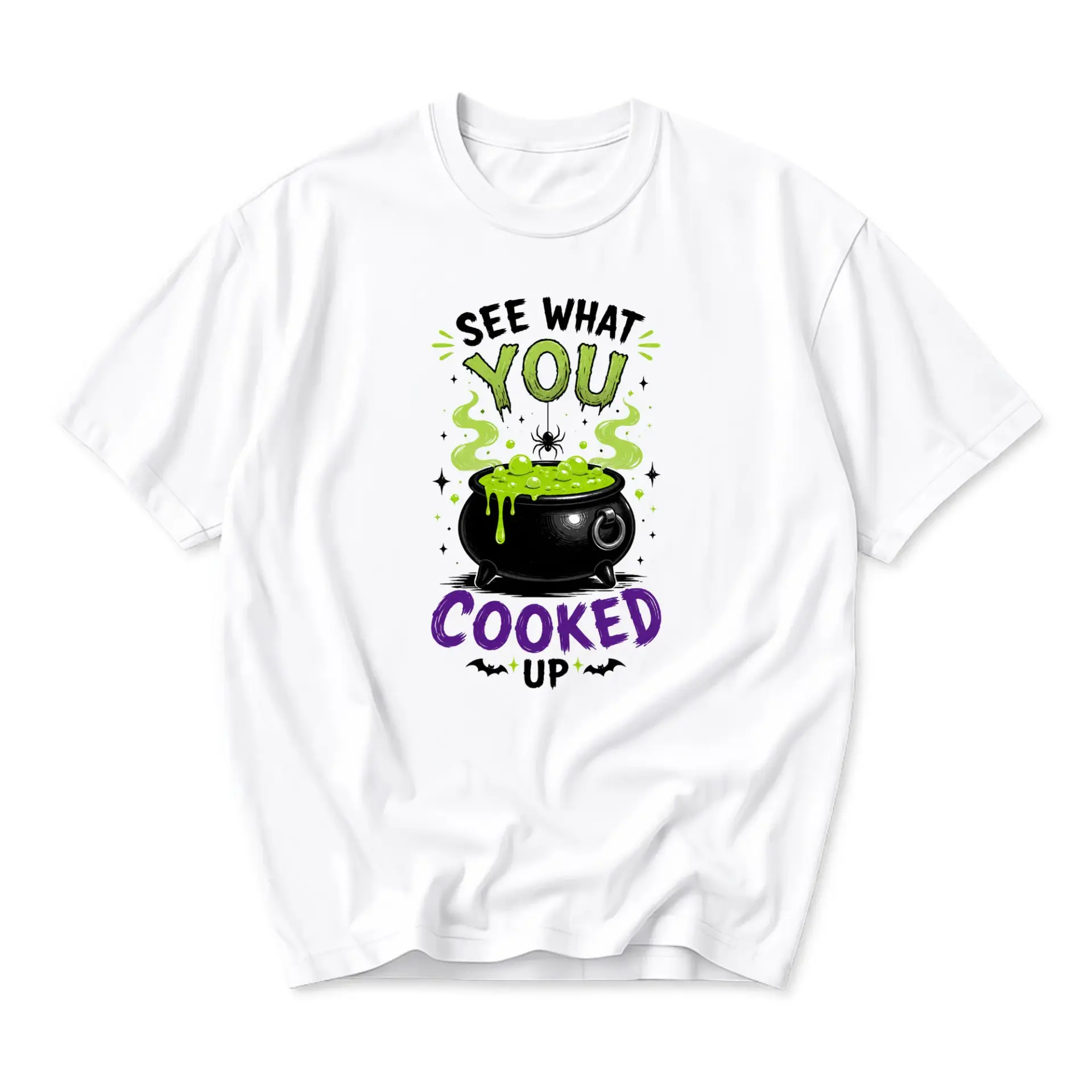 Funny Shirt See What You Cooked up Graphic Tee Casual Unisex Crew Neck Short Sleeve Cotton Apparel for Everyday Wear