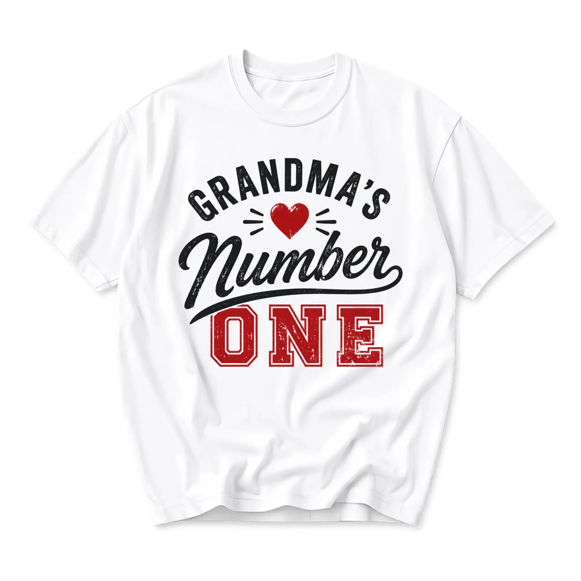 Graphic Tee Grandma's Number One Unisex Cotton Shirt Casual Apparel for