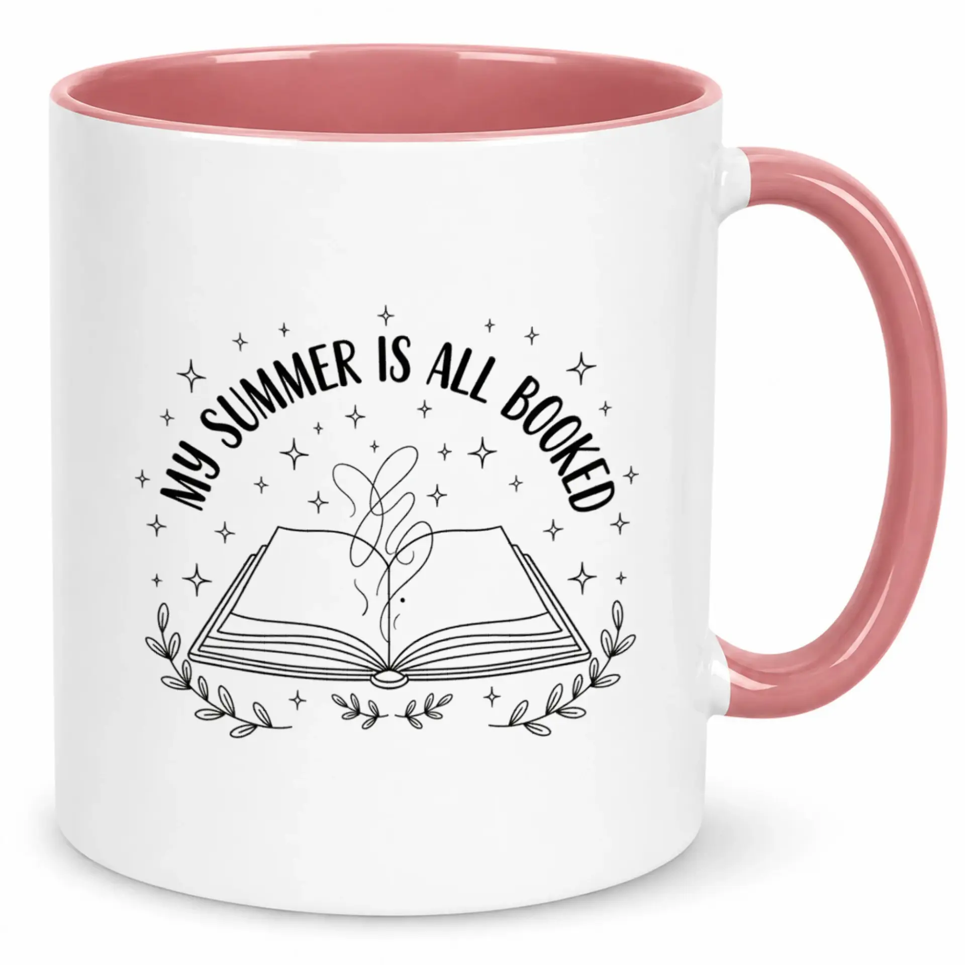 Funny Reading Coffee Mug for Book Lovers Ceramic Themed Drinkware "my Is All Booked" Novelty Tea Cup Perfect Gift Readers