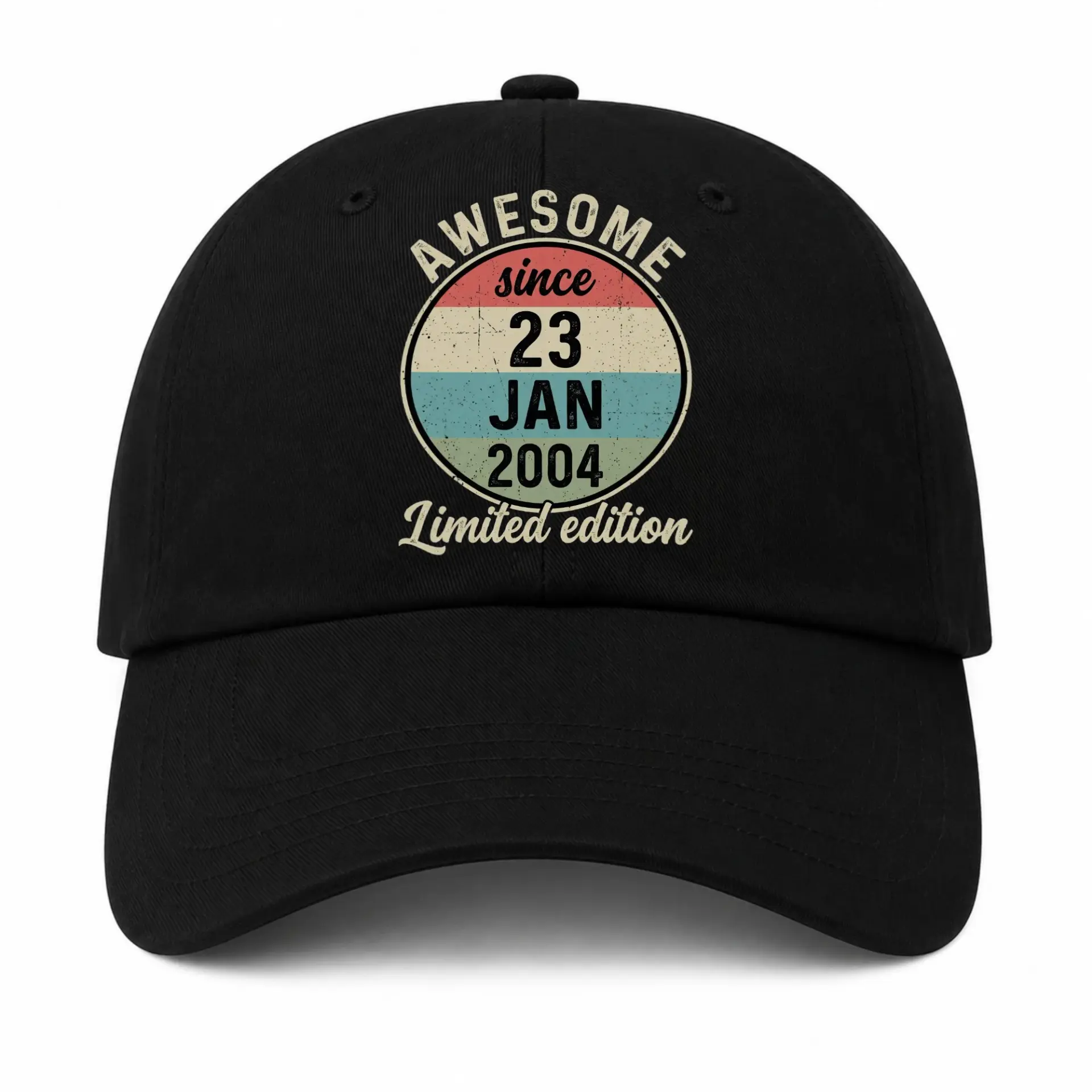 Baseball Cap Awesome Since January 23 2004 Limited Edition Retro Hat