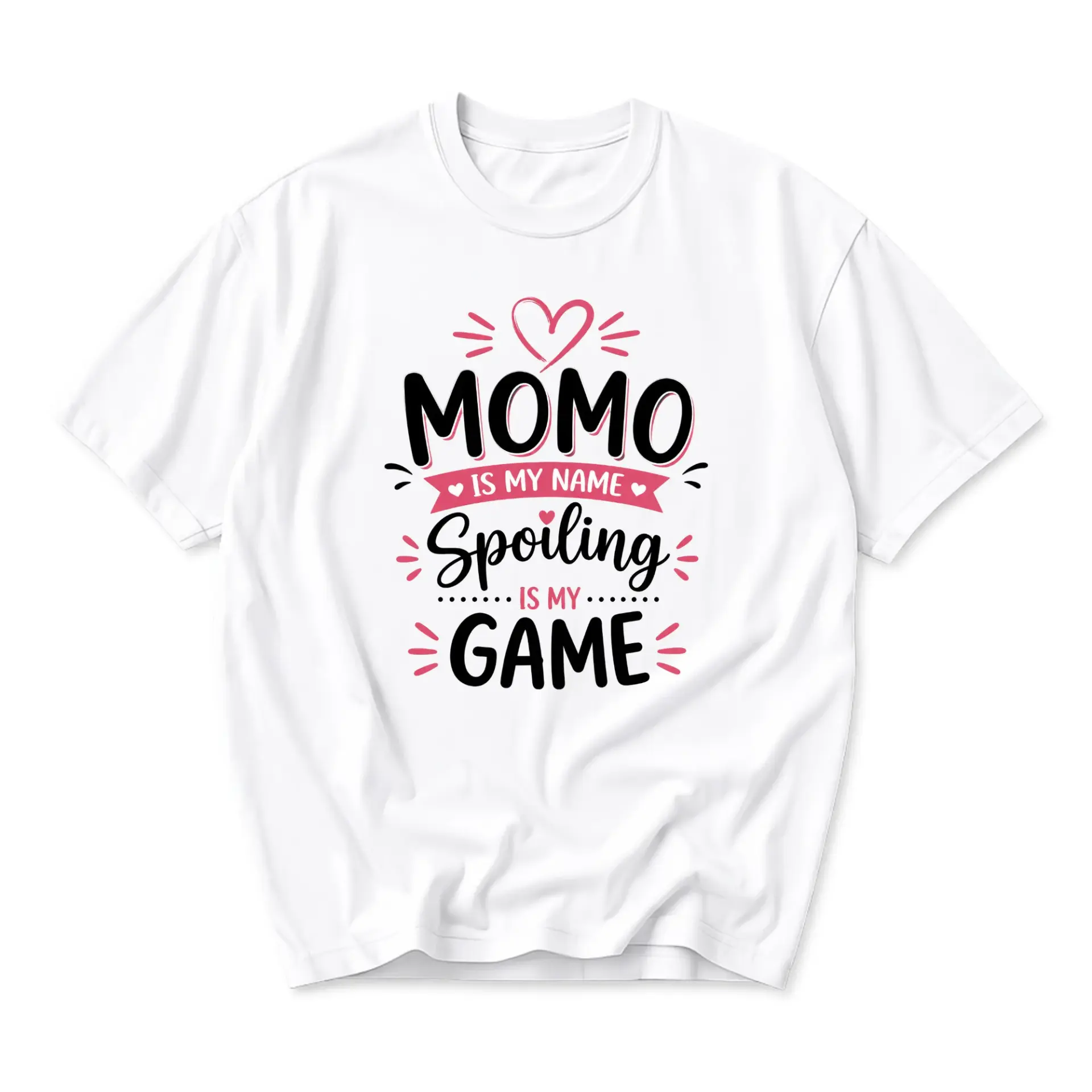 Funny Shirt Is My Name Spoiling Is My Game Graphic Tee Unisex Casual Cotton