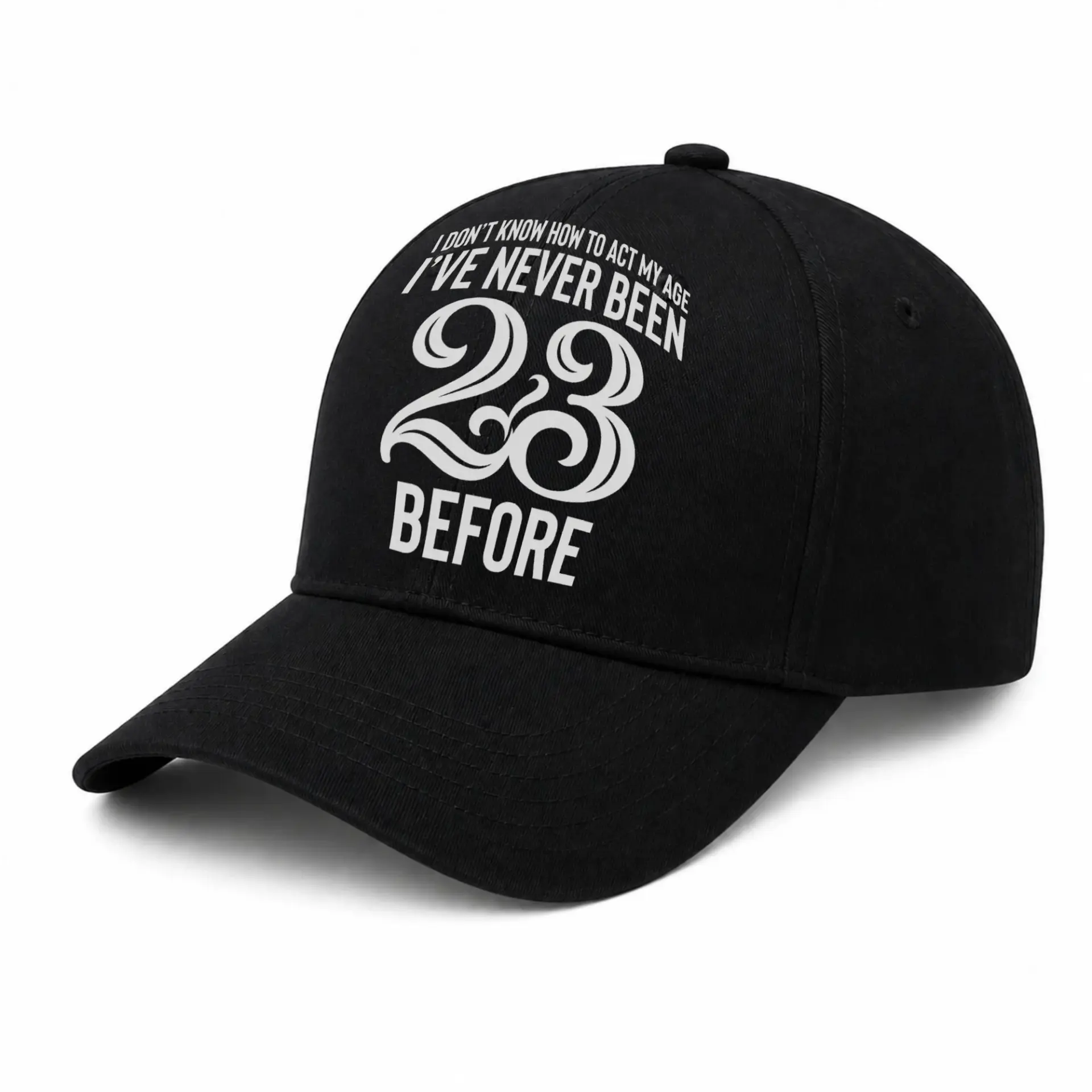 Baseball Cap Funny 23rd Birthday Gift Unisex Adjustable Dad Hat Accessory