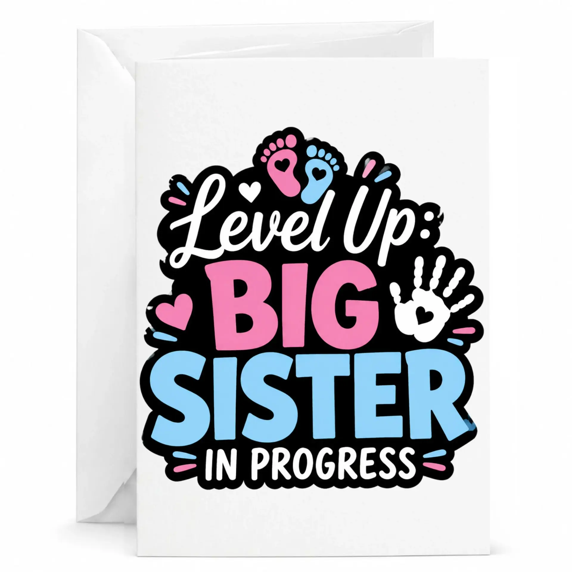 Personalized Greeting Card Big Sister in Funny