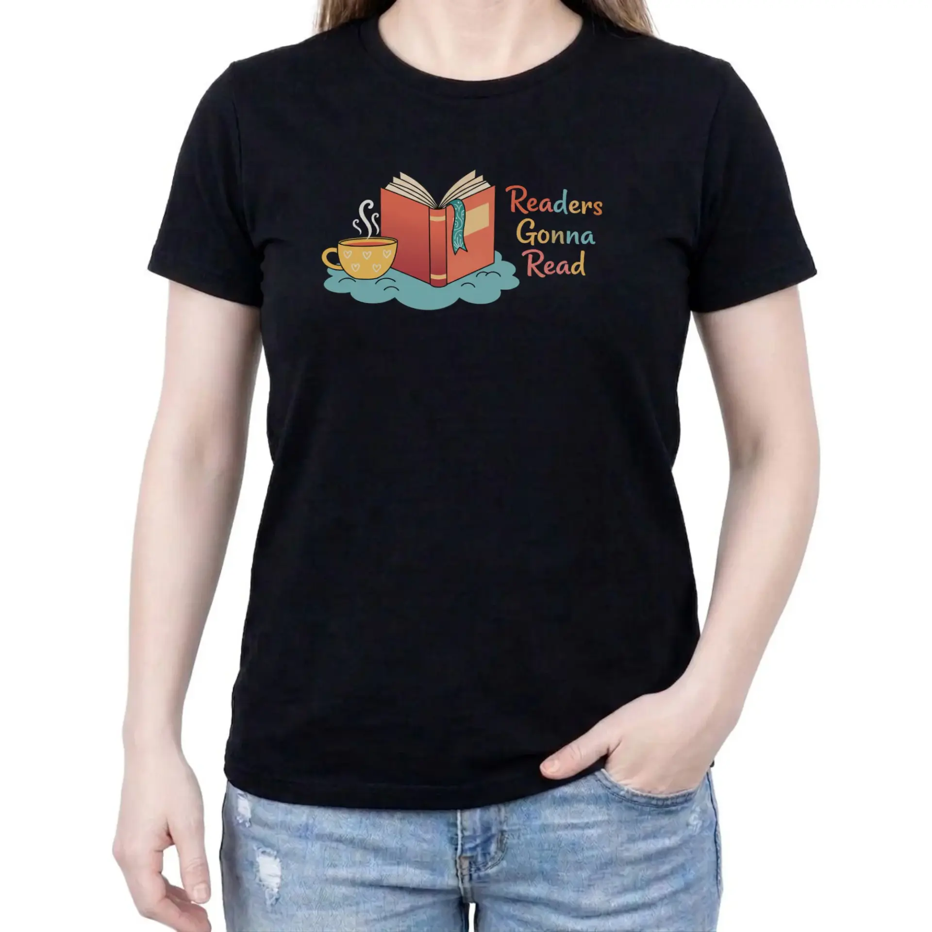 Graphic Tee Unisex Shirt Readers Gonna Read Book Lover Apparel Soft Cotton Crew Neck Casual Summer Short Sleeve Top