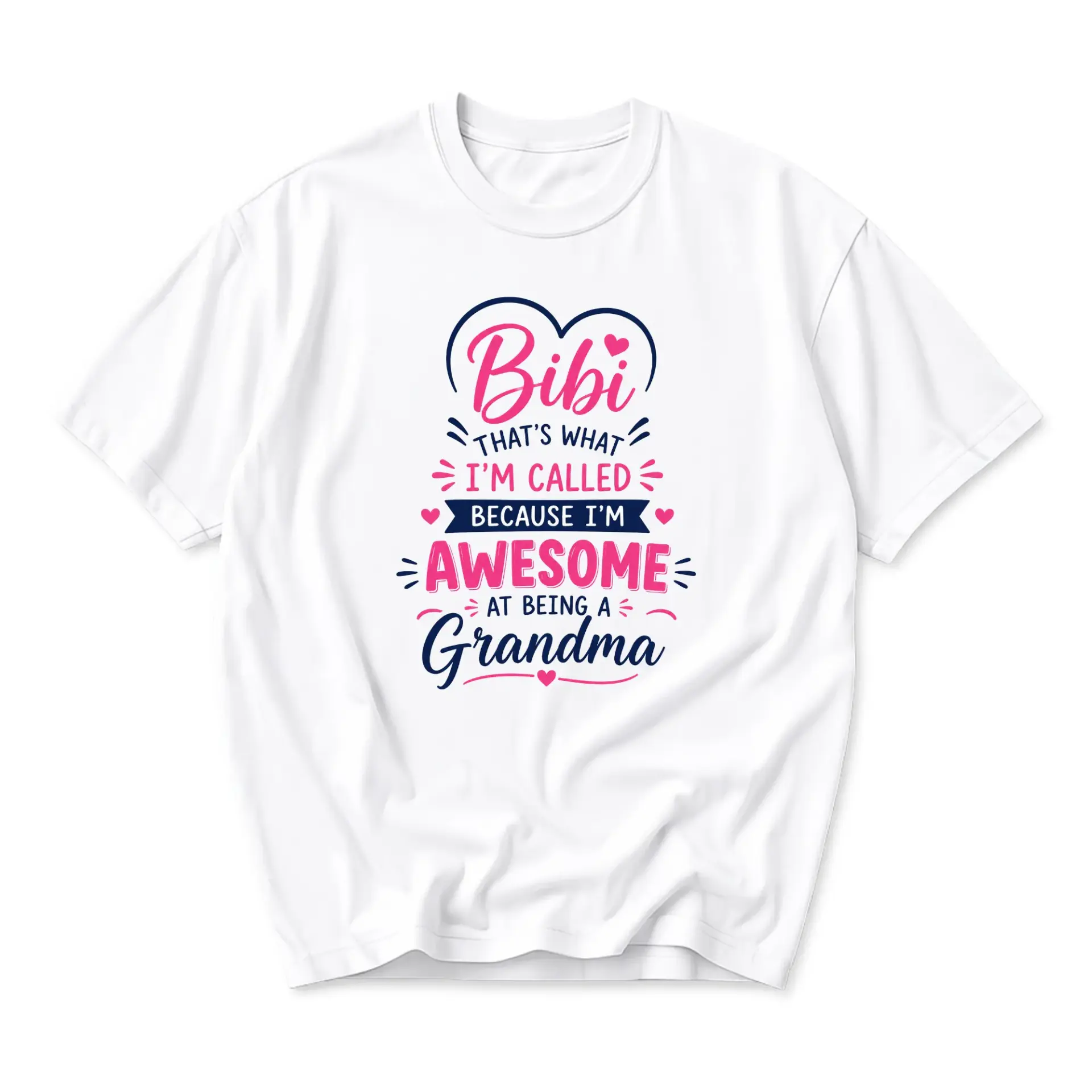 Graphic Tee Bibis That Is What I Am Called Because I Am Awesome at Being a Grandma Unisex Casual Crew Neck T-Shirt
