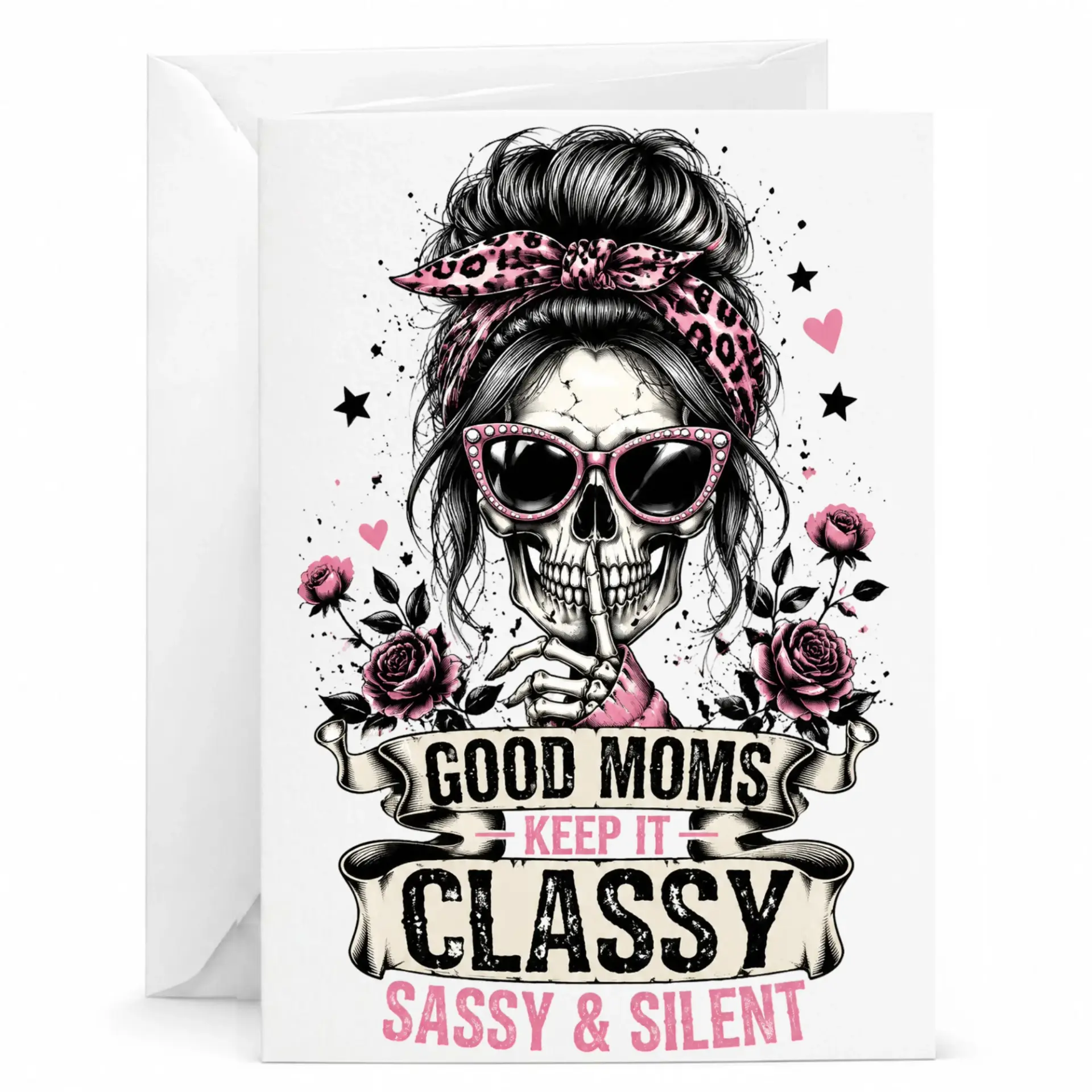 Funny Greeting Card Good Moms Keep It and Silent Design for Birthdays Special Occasions