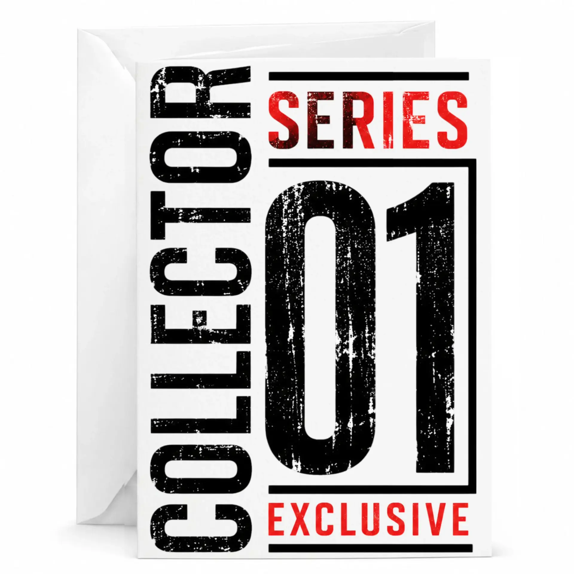 Collector Series 01 Exclusive Greeting Card for Hobbyists and Enthusiasts, Blank Note Card with Matching Envelope