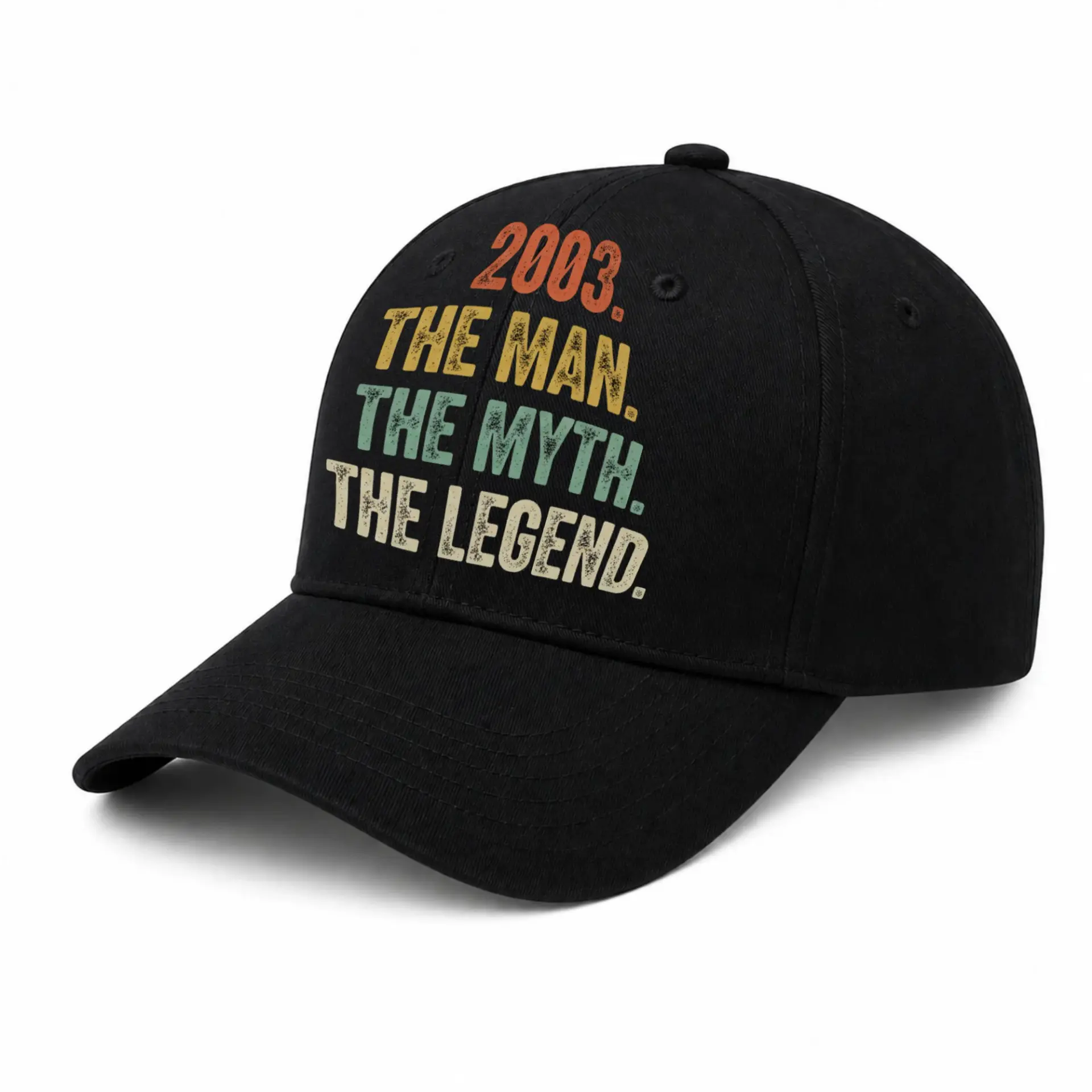 Baseball Cap the Man the Myth the Legend Printed Graphic Dad Hat