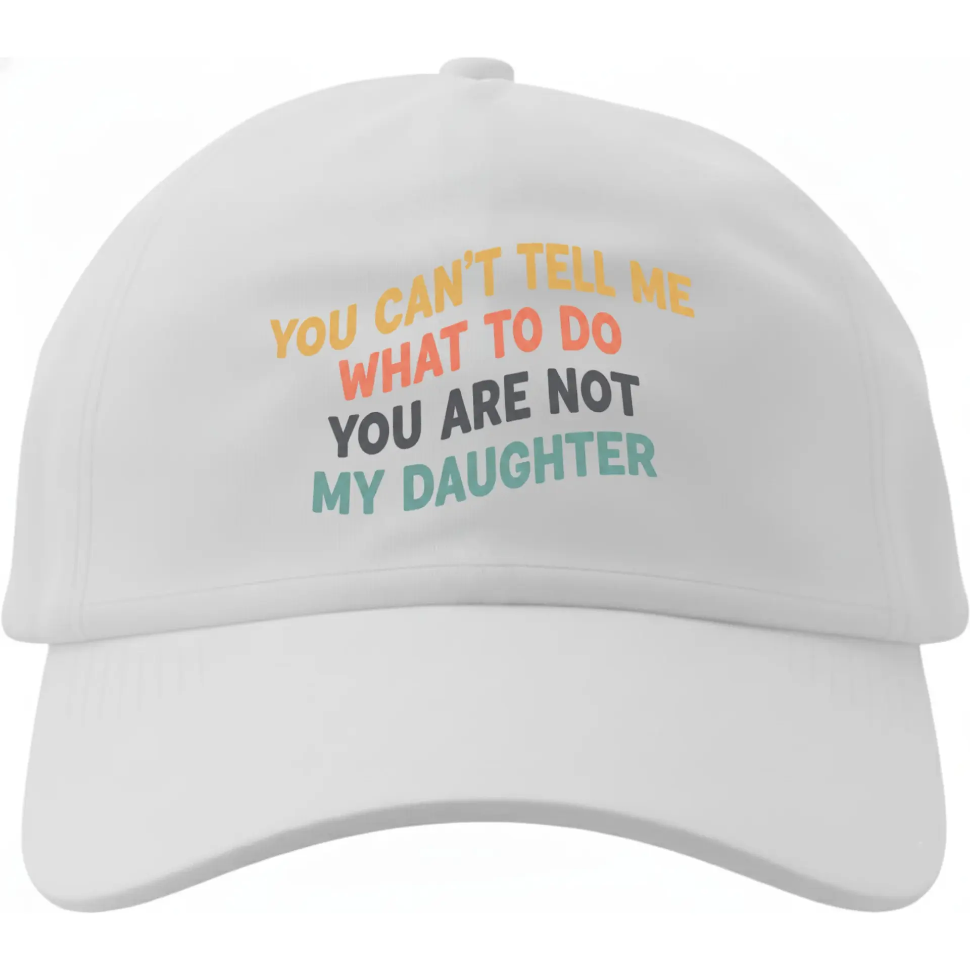 Dad Hat Funny Slogan Baseball Cap for Men and Women with Retro Style Graphic Print for Casual Everyday Headwear