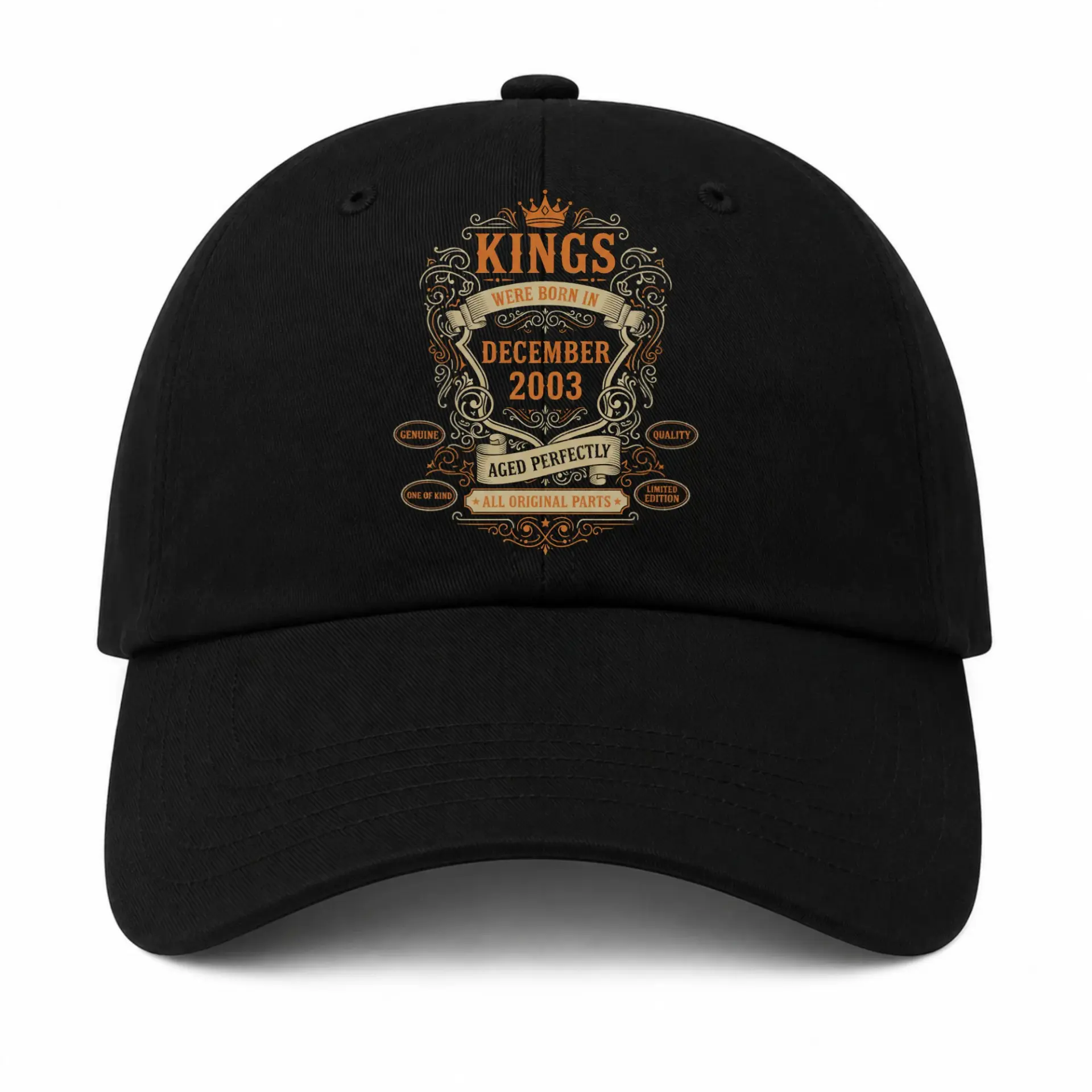 Vinyl Sticker Pack Kings Born in December 2003 Aged Perfectly Graphic Decals for Laptops Water Bottles Set of 3 Pieces