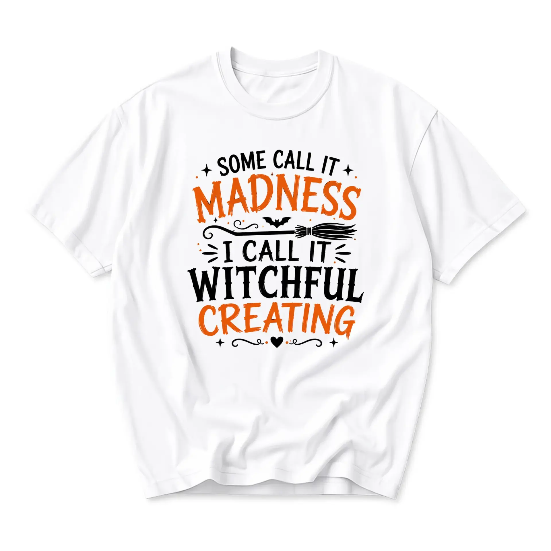 Funny Shirt Some Call It Madness I Call It Witchful Creating Graphic Tee Unisex Casual Apparel for Halloween Lovers