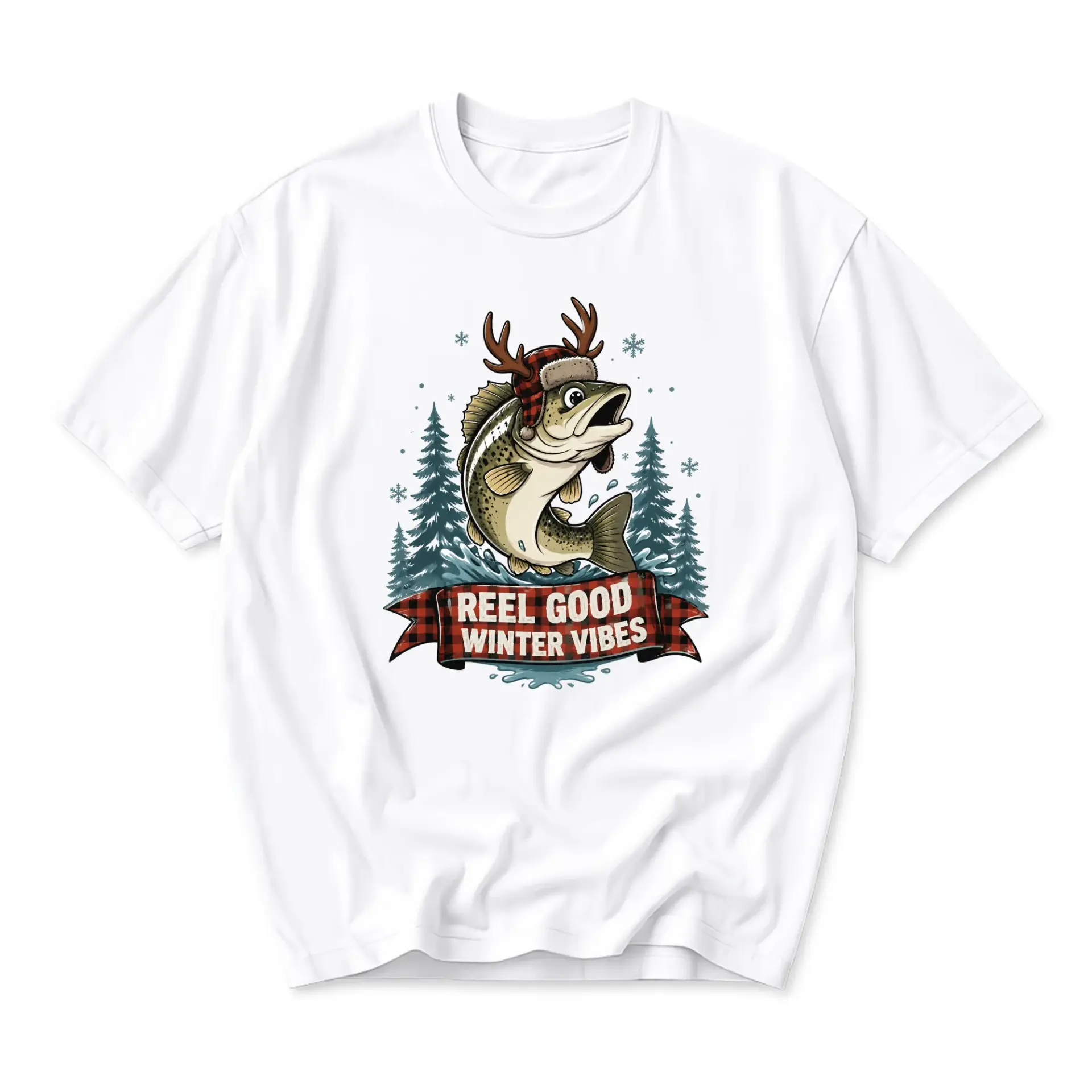 Funny Shirt Reel Good Graphic Tee Seasonal Fishing Apparel Outdoor Themed Casual Unisex Top