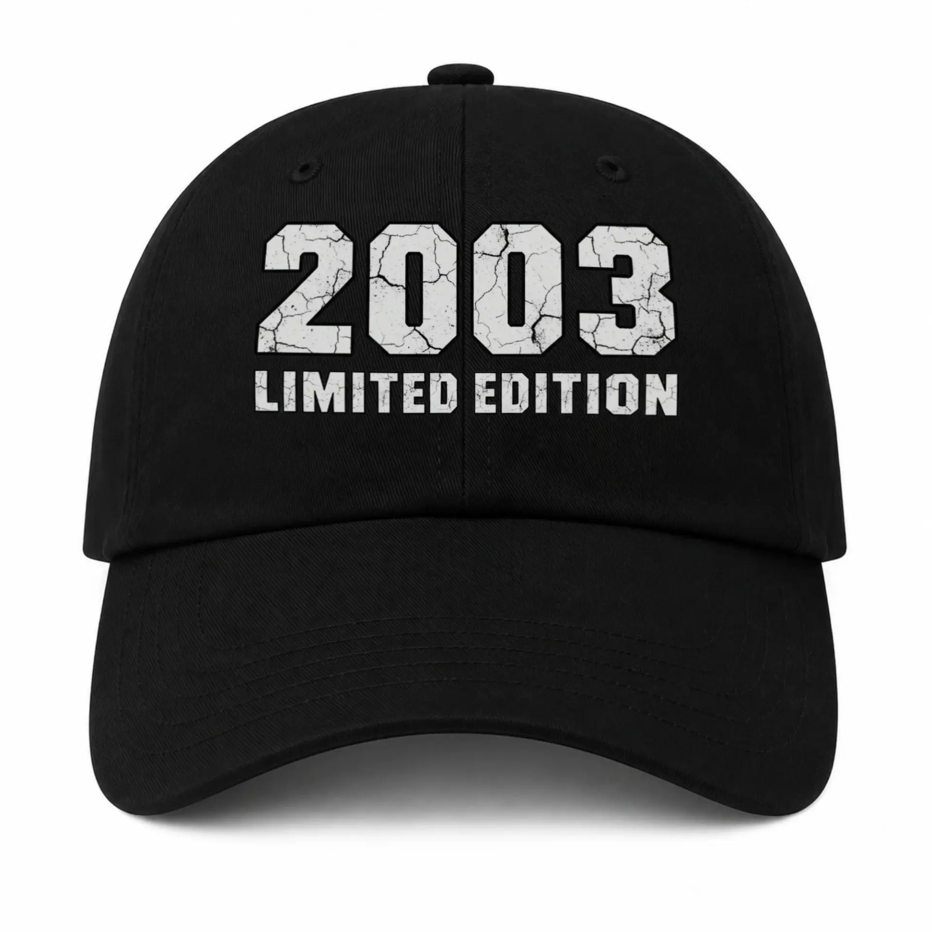 Vinyl Sticker Pack 2003 Limited Edition Decorative Decals Featuring Distressed White Typography for Personalized Decor