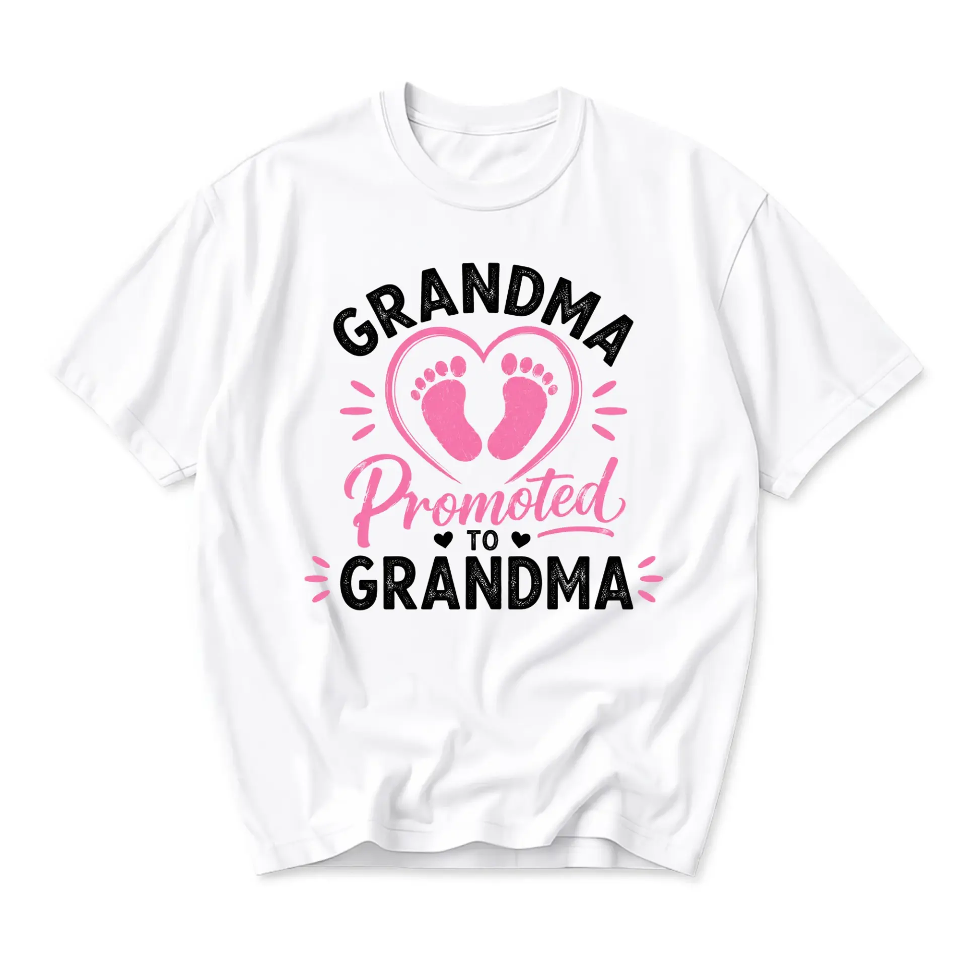 Funny Shirt Grandma Promoted to Graphic Tee Unisex Casual Apparel for