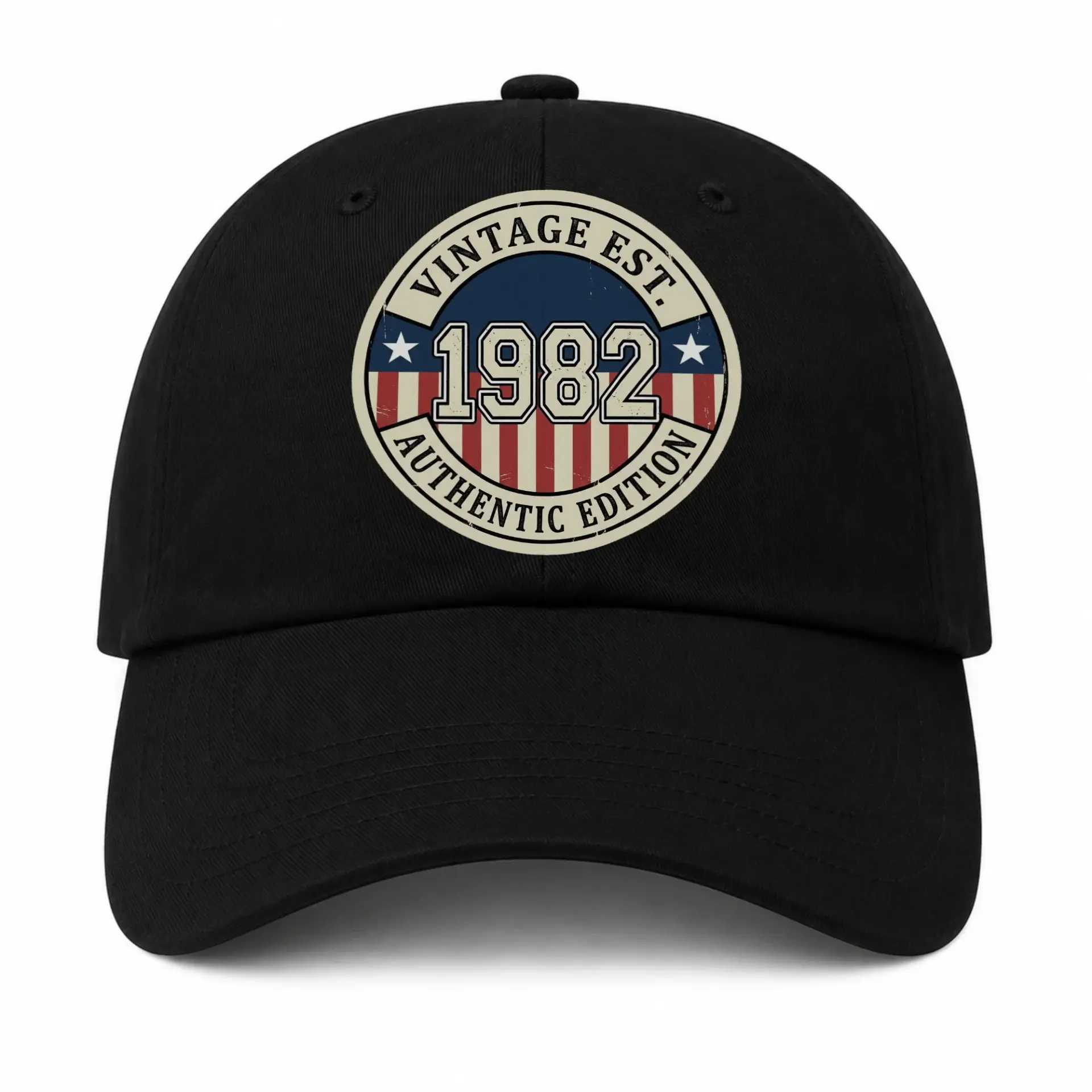 Baseball Cap Established 1982 Vintage Style Retro Graphic Hat