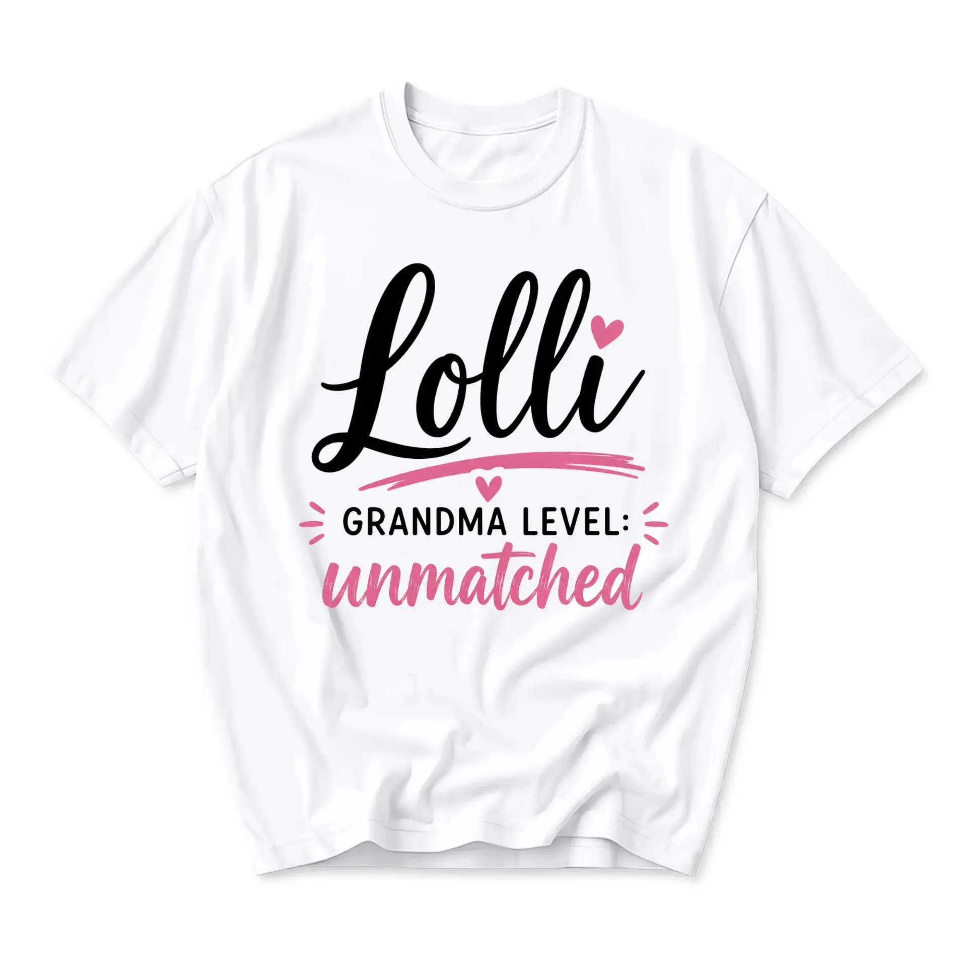Graphic Tee Lolli Grandma Funny Family Quote Casual Short Sleeve Unisex
