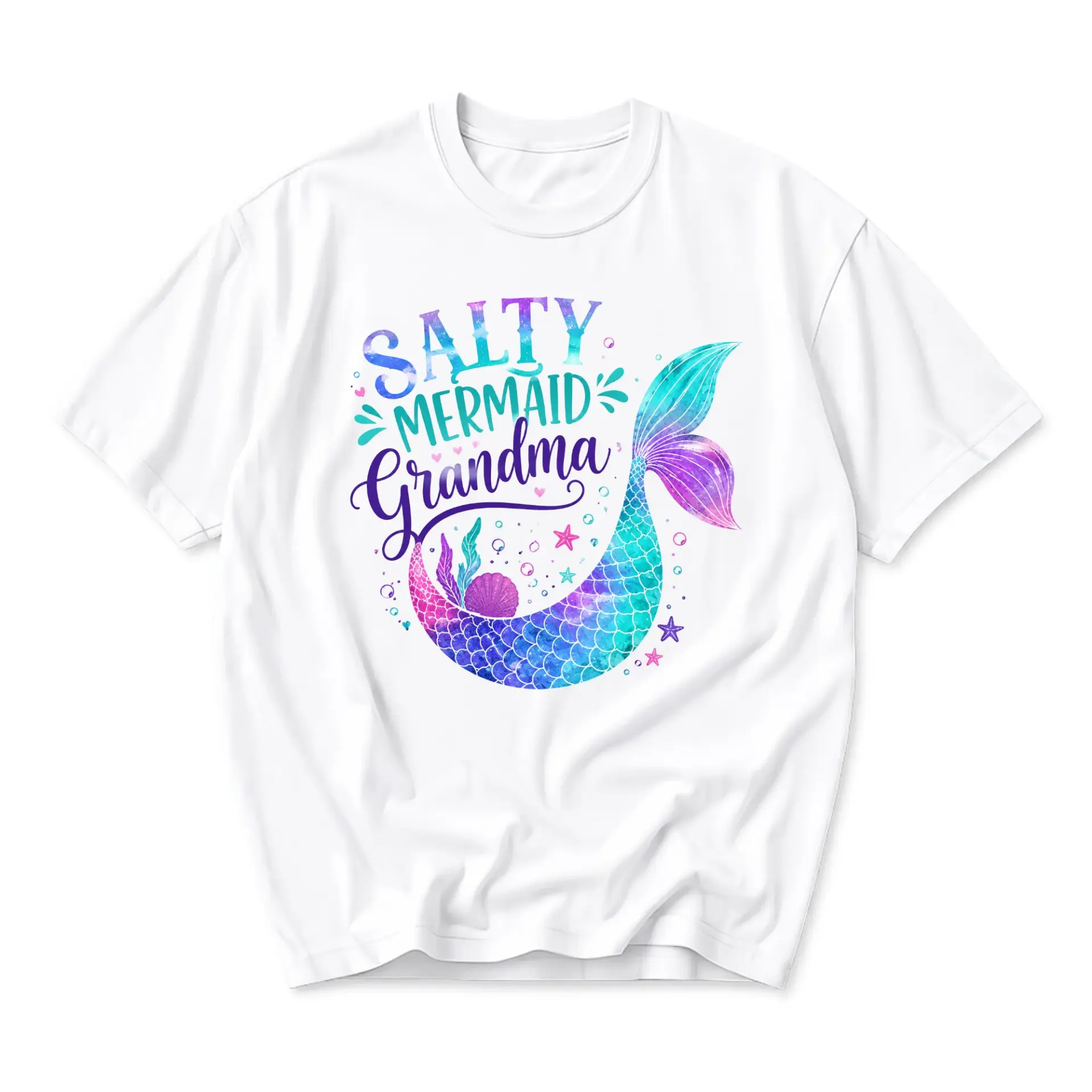 Funny Shirt Grandma Graphic Tee Casual Unisex Short Sleeve Crew Neck Top