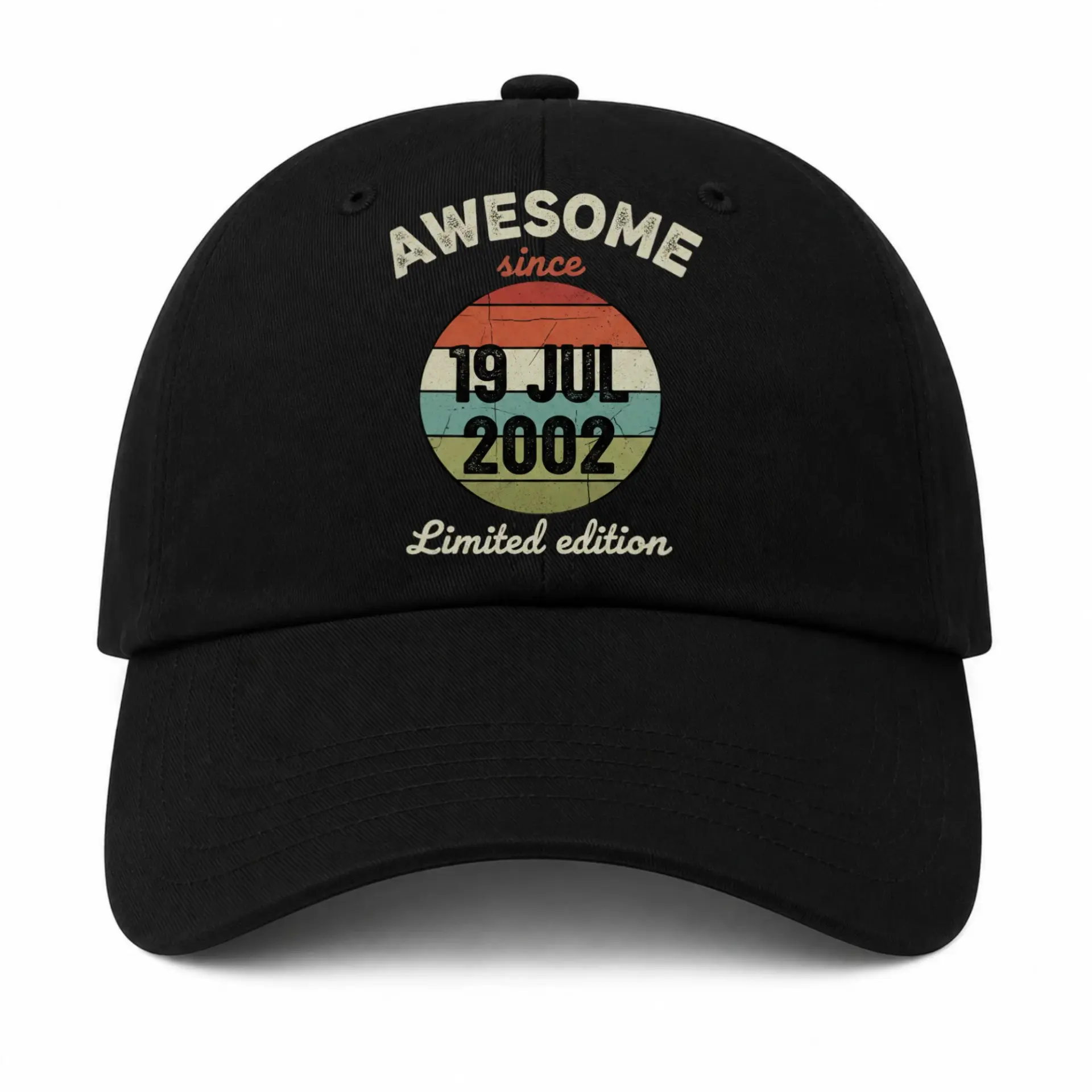Baseball Cap Vintage Sunset Awesome Since July 2002 Retro Graphic Hat