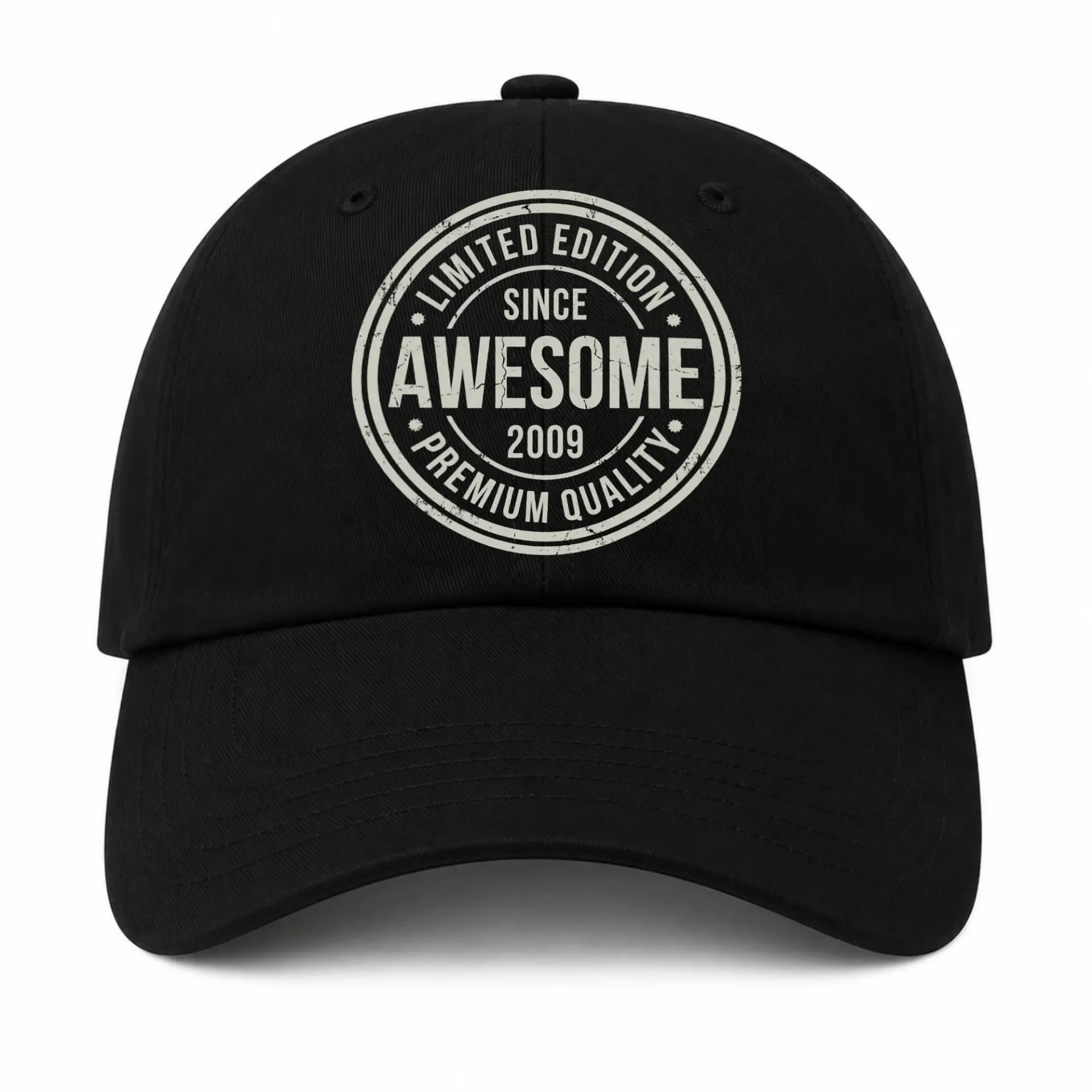 Baseball Cap Awesome Since 2009 Embroidered Graphic Casual Dad Hat
