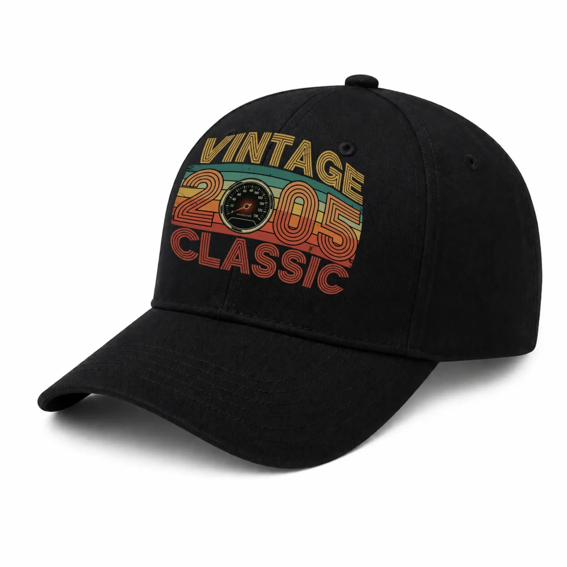 Baseball Cap Vintage 2005 Classic Retro Style Printed Design Hat