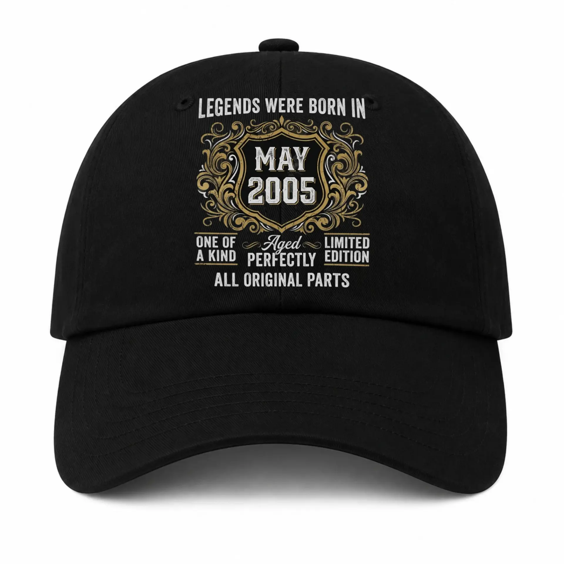 Baseball Cap Legends Were Born in May 2005 Embroidered Birthday Gift Hat