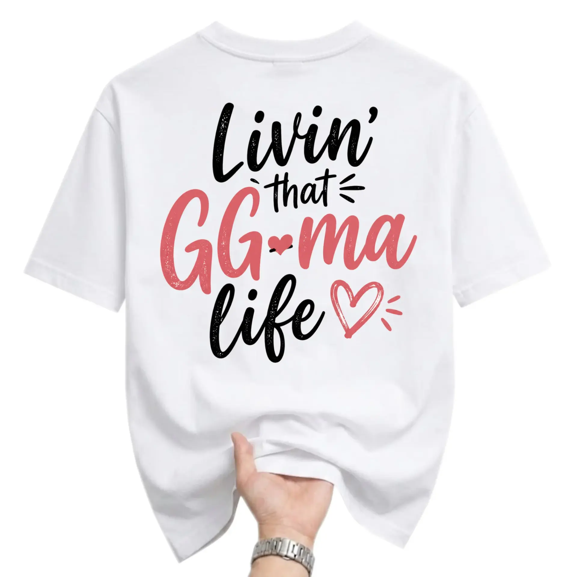 Graphic Tee That Gg-Ma Life Funny Shirt Casual Cotton Blend Unisex Crew Neck Top for Grandmothers