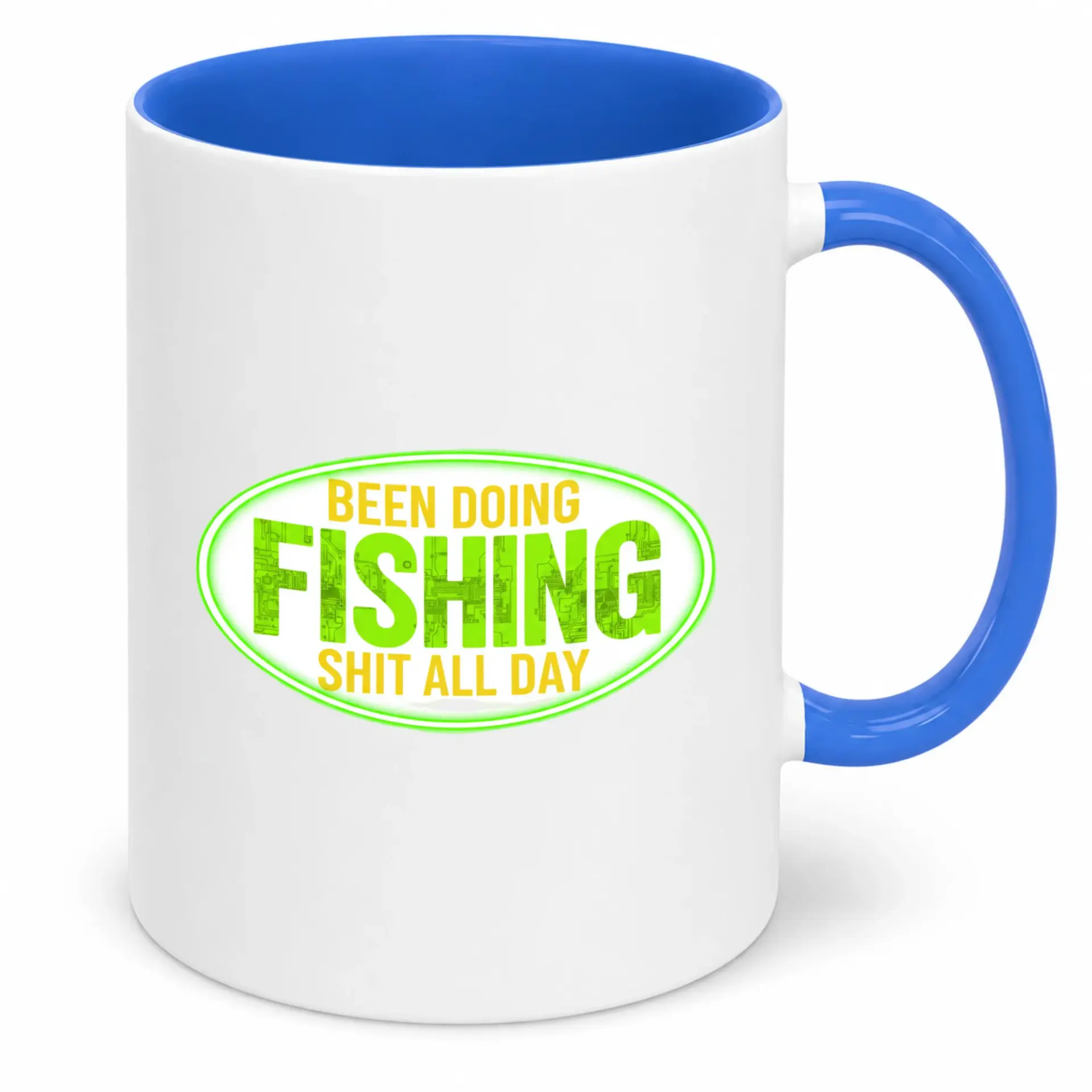 Funny Fishing Coffee Mug for Men and Women Humorous Been Doing All Day Ceramic Cup Unique Gift Anglers Outdoorsmen 11oz or 15oz