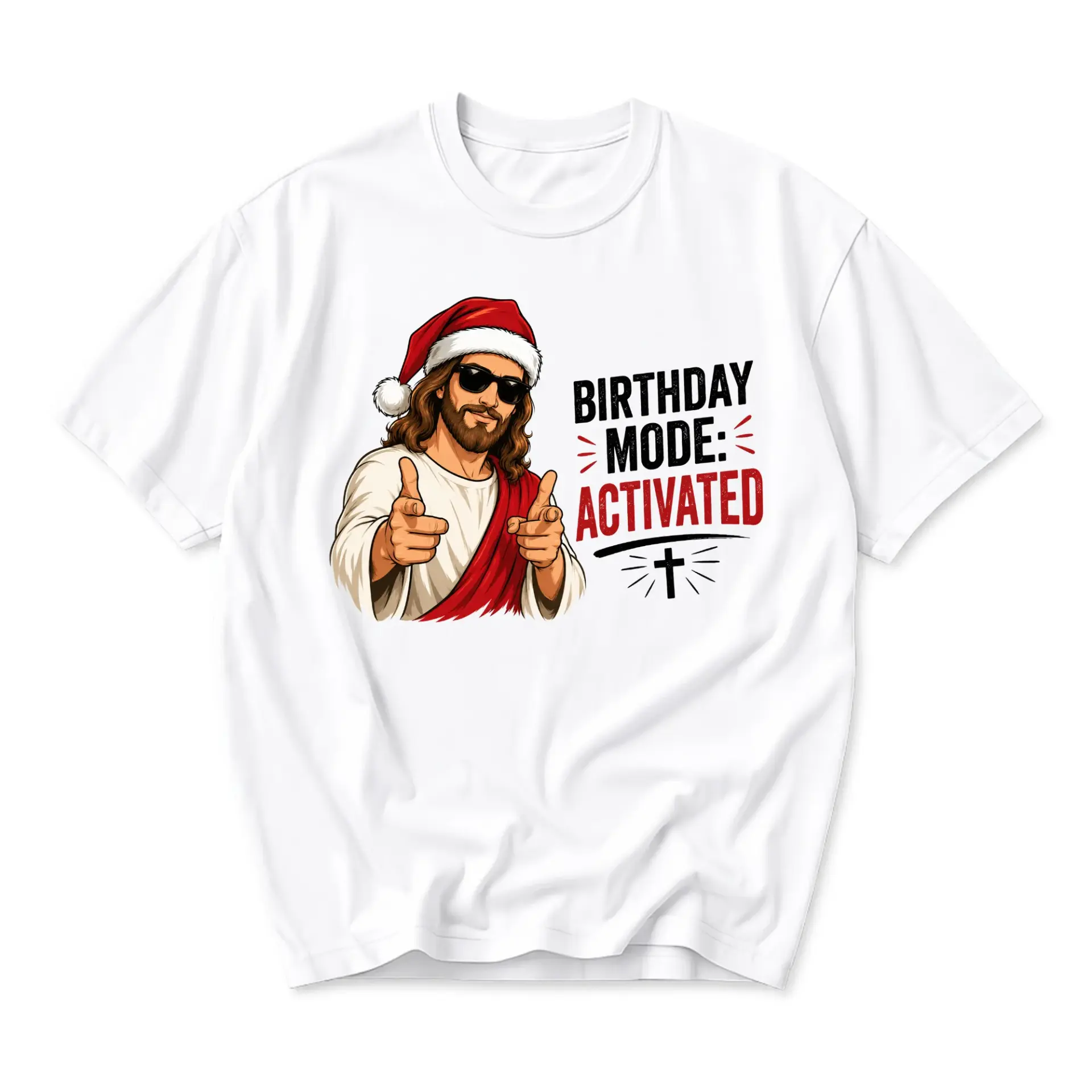 Funny Shirt Birthday Mode Activated Graphic Tee Unisex Crew Neck Casual Cotton Blend Short Sleeve Holiday Celebration Top