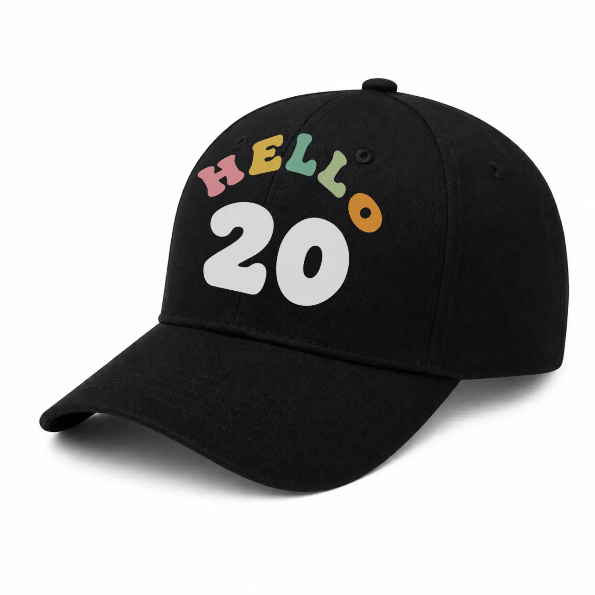 Vinyl Sticker Pack Hello 20 Celebration Aesthetic Decals for Laptops and Water Bottles Durable Waterproof 3 Piece Set