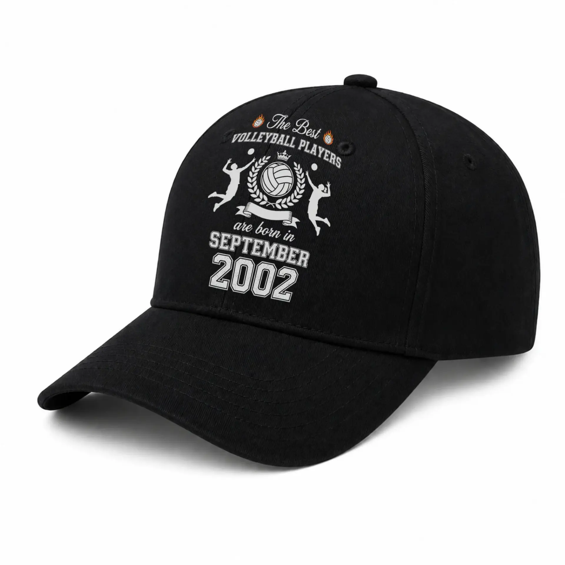 Baseball Cap Volleyball Player Born in September 2002 Gift Hat