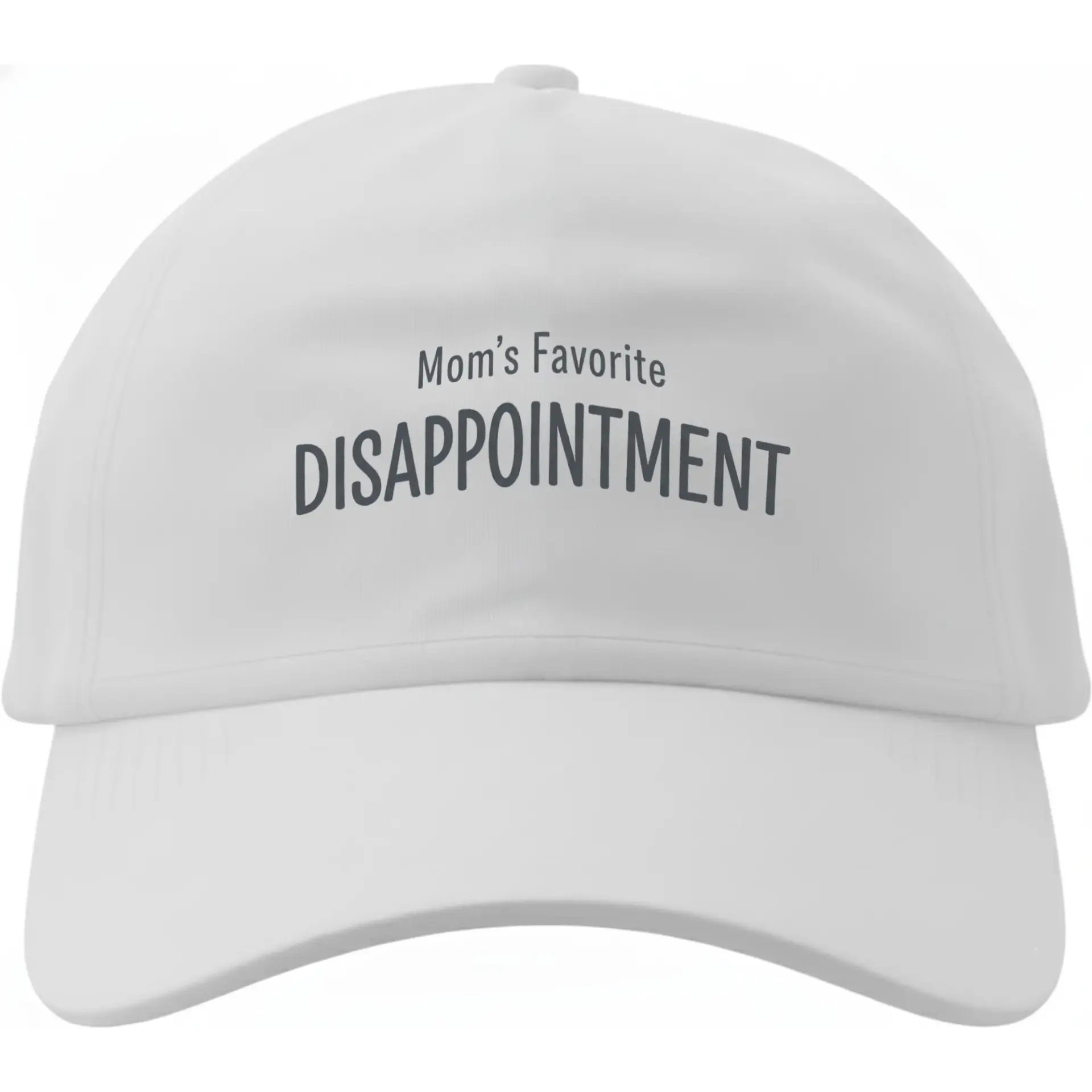 Baseball Cap Mom's Favorite Disappointment Graphic Hat Funny Sarcastic Low Profile Cotton Dad Hat Adjustable Unisex