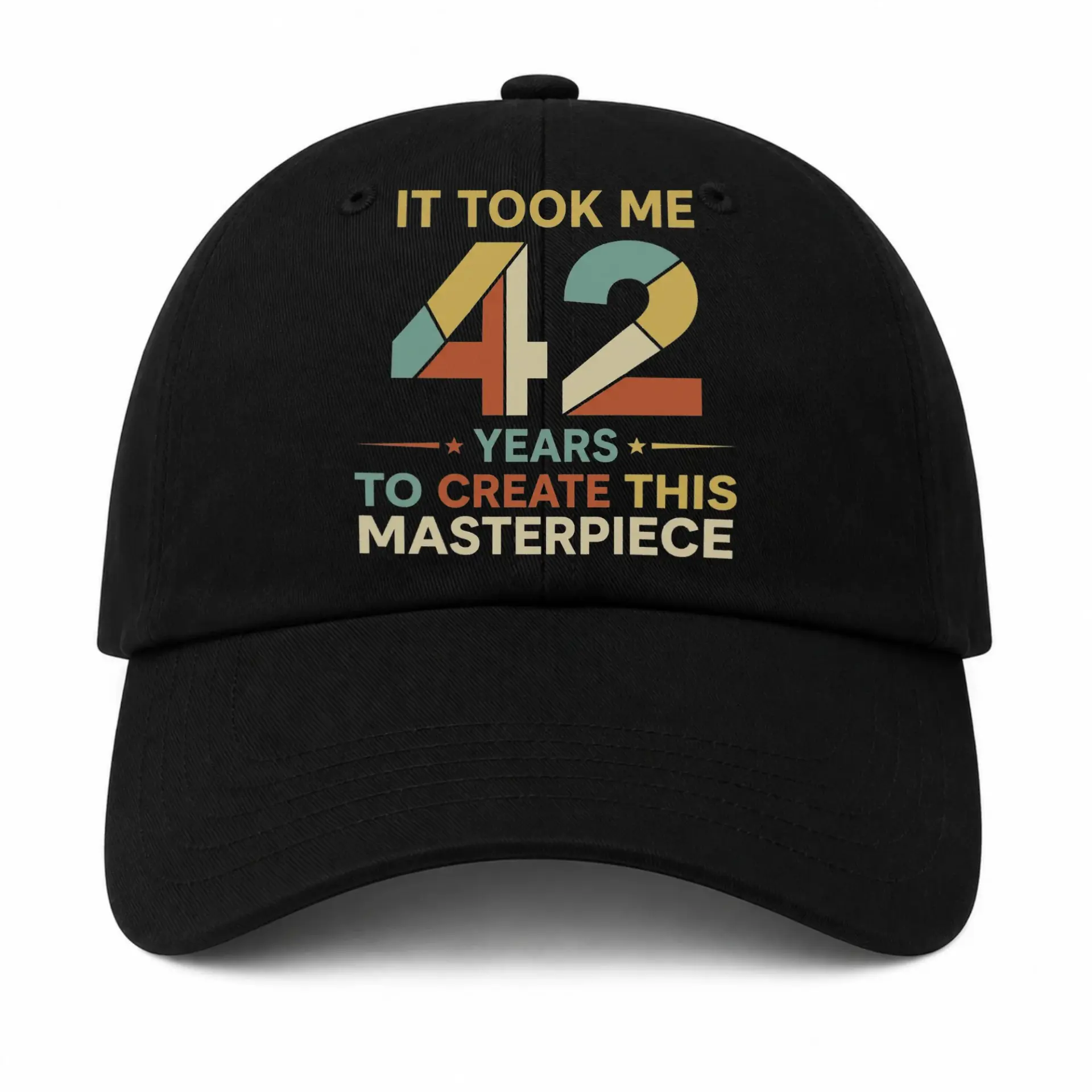 Baseball Cap 42nd Birthday Gift Retro Vintage Style Graphic Hat