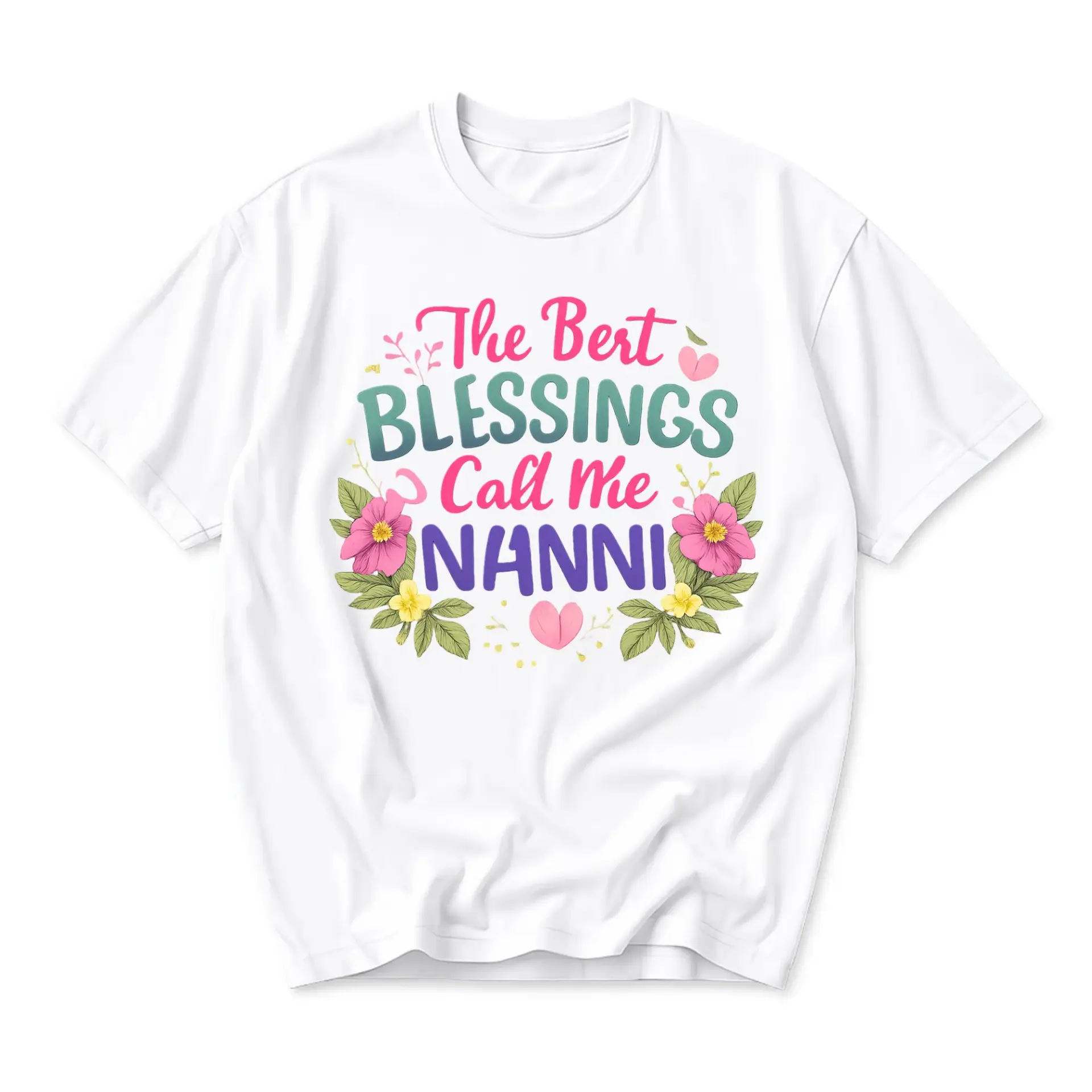 Funny Shirt the Best Blessings Call Me Graphic Tee Unisex Crew Neck Casual Everyday Wear Soft Cotton Top