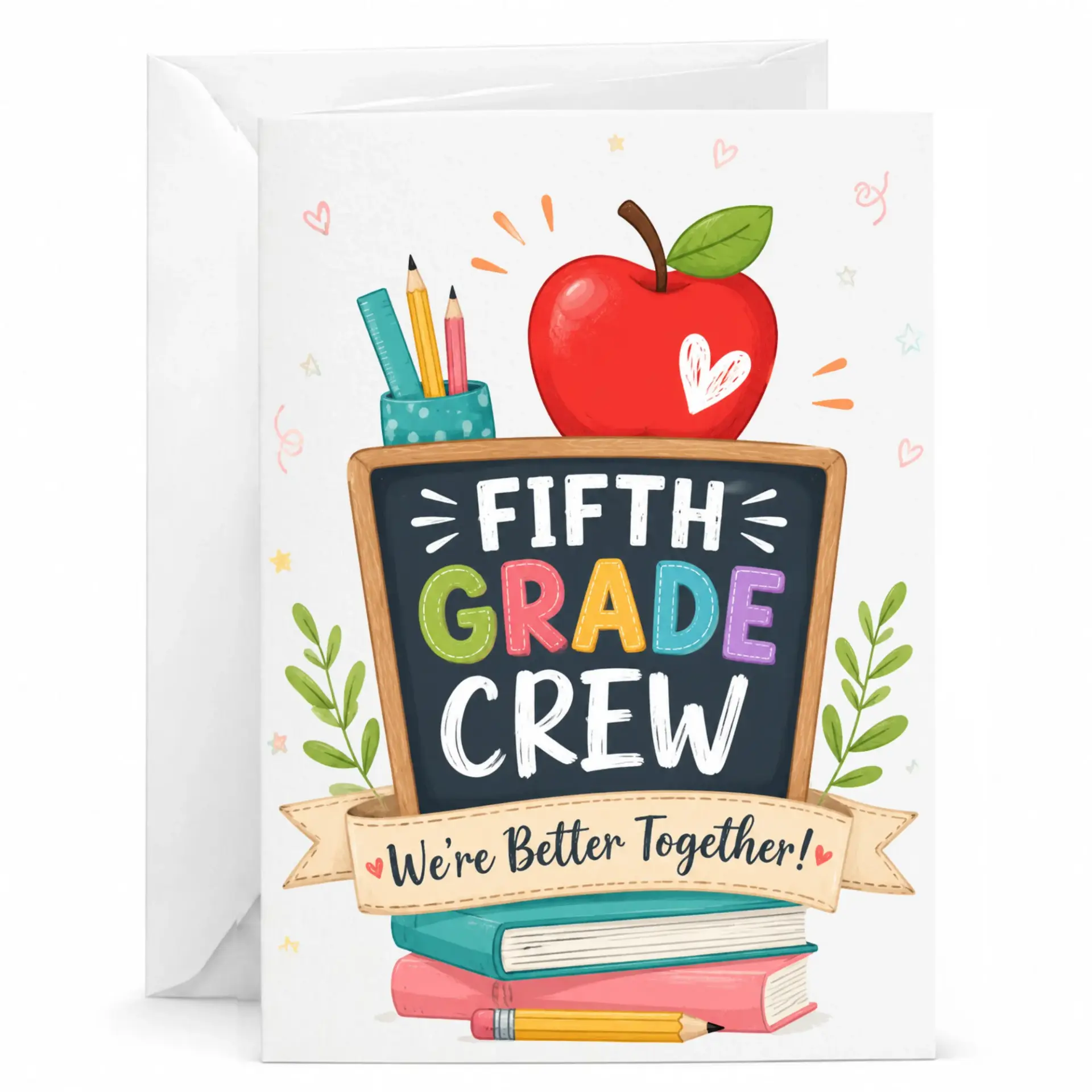 Greeting Card Fifth Crew We Are Appreciation for Educators or Groups