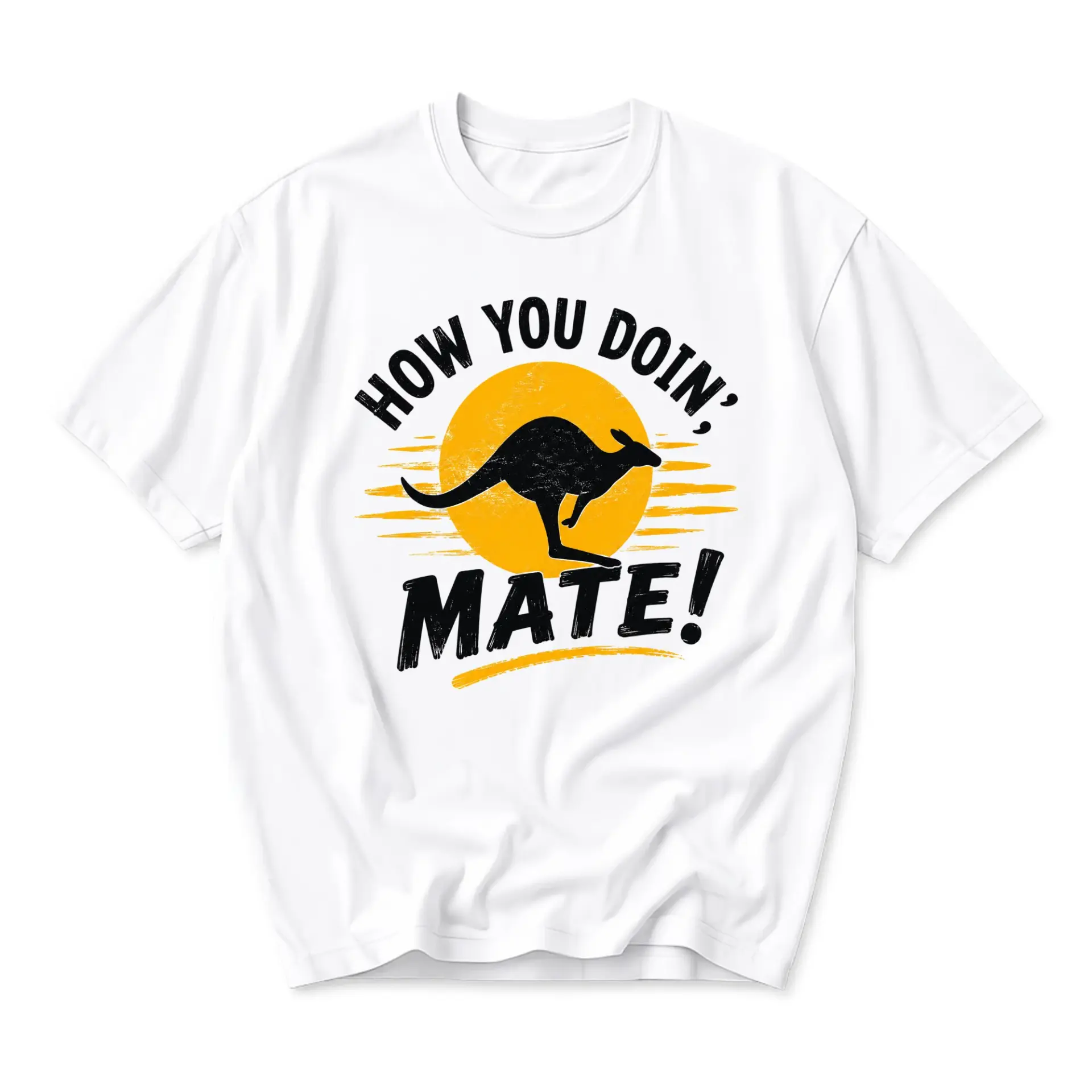 Funny Shirt How You Doin Mate Kangaroo Graphic Tee Unisex Casual Apparel for Everyday Wear and Self Expression