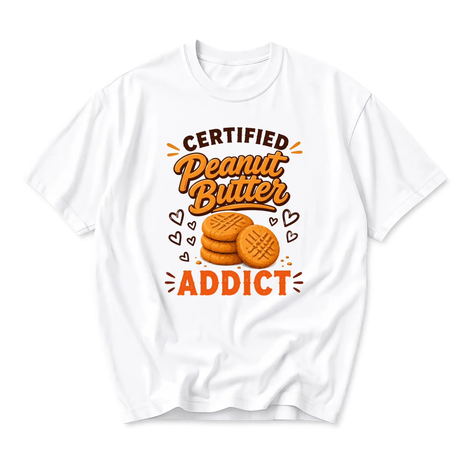Graphic Tee Certified Butter Funny Food Lover Shirt Unisex Crew Neck Casual Cotton Blend Apparel