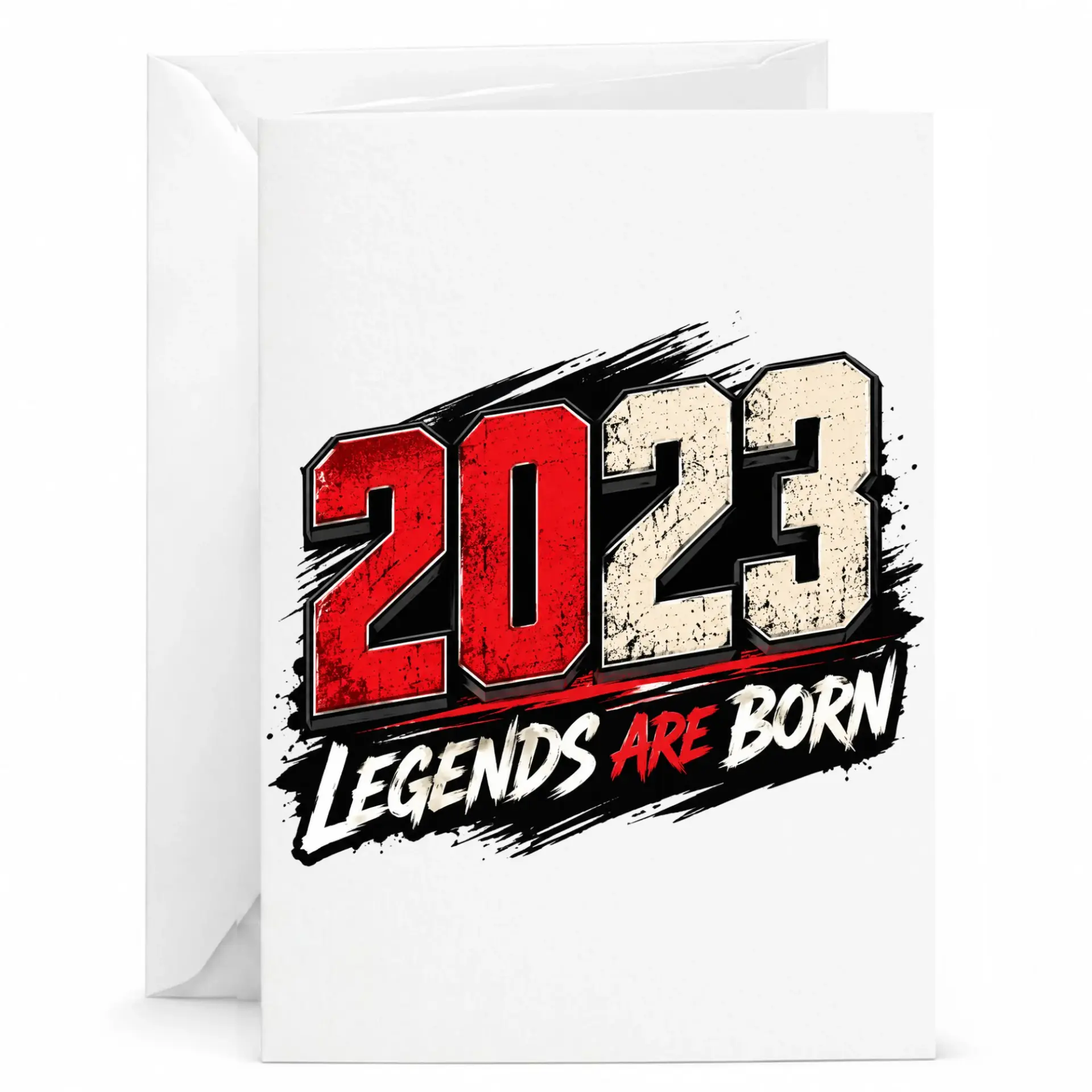 Greeting Card 2023 Legends Are Born Design Funny Milestone Birthday Celebration Stationary for Milestone Anniversaries