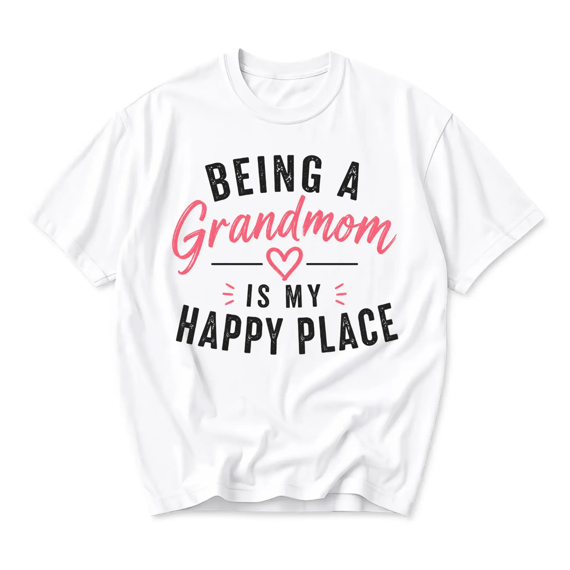 Graphic Tee Being a Grandmom Is My Casual Unisex Crew Neck Short Sleeve