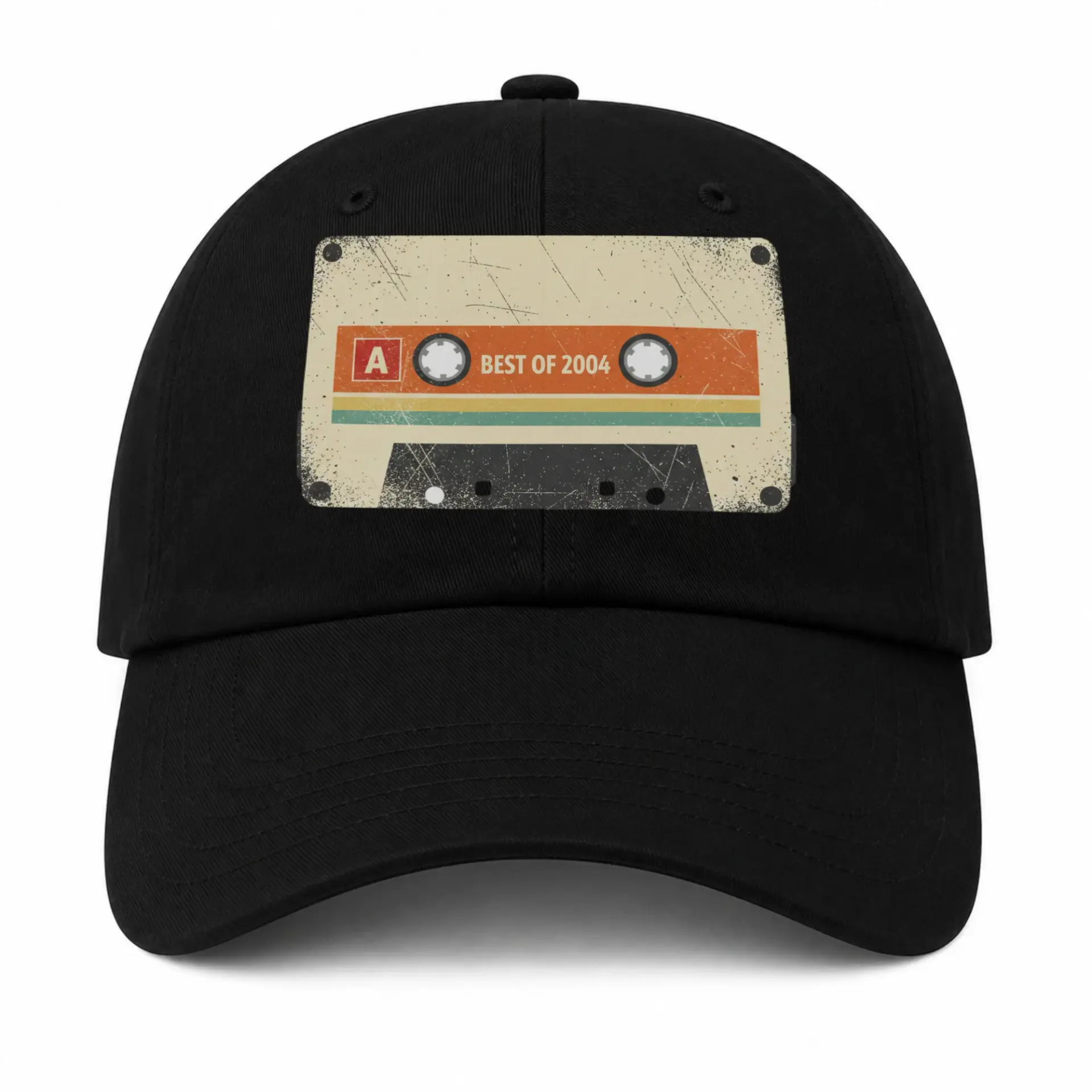 Baseball Cap Retro Cassette Tape Design Vintage Music Lover Dad Hat