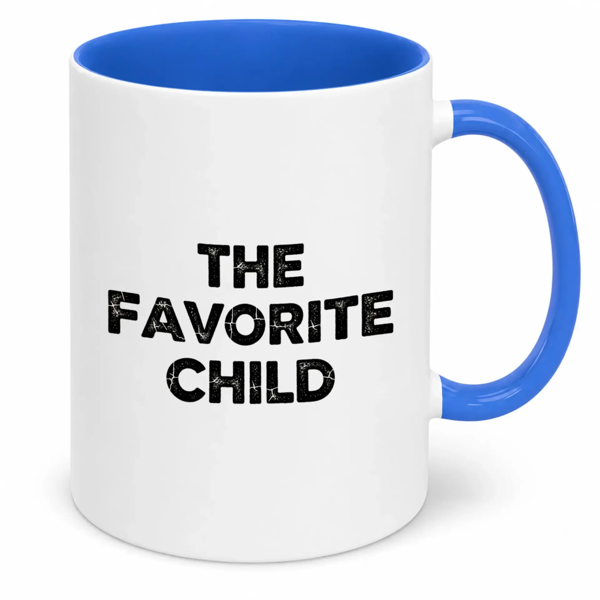 Ceramic Coffee Mug with 'the Favorite Child' Sarcastic Design Premium 11 Oz or 15 Oz White Drinkware for Home and Office Use