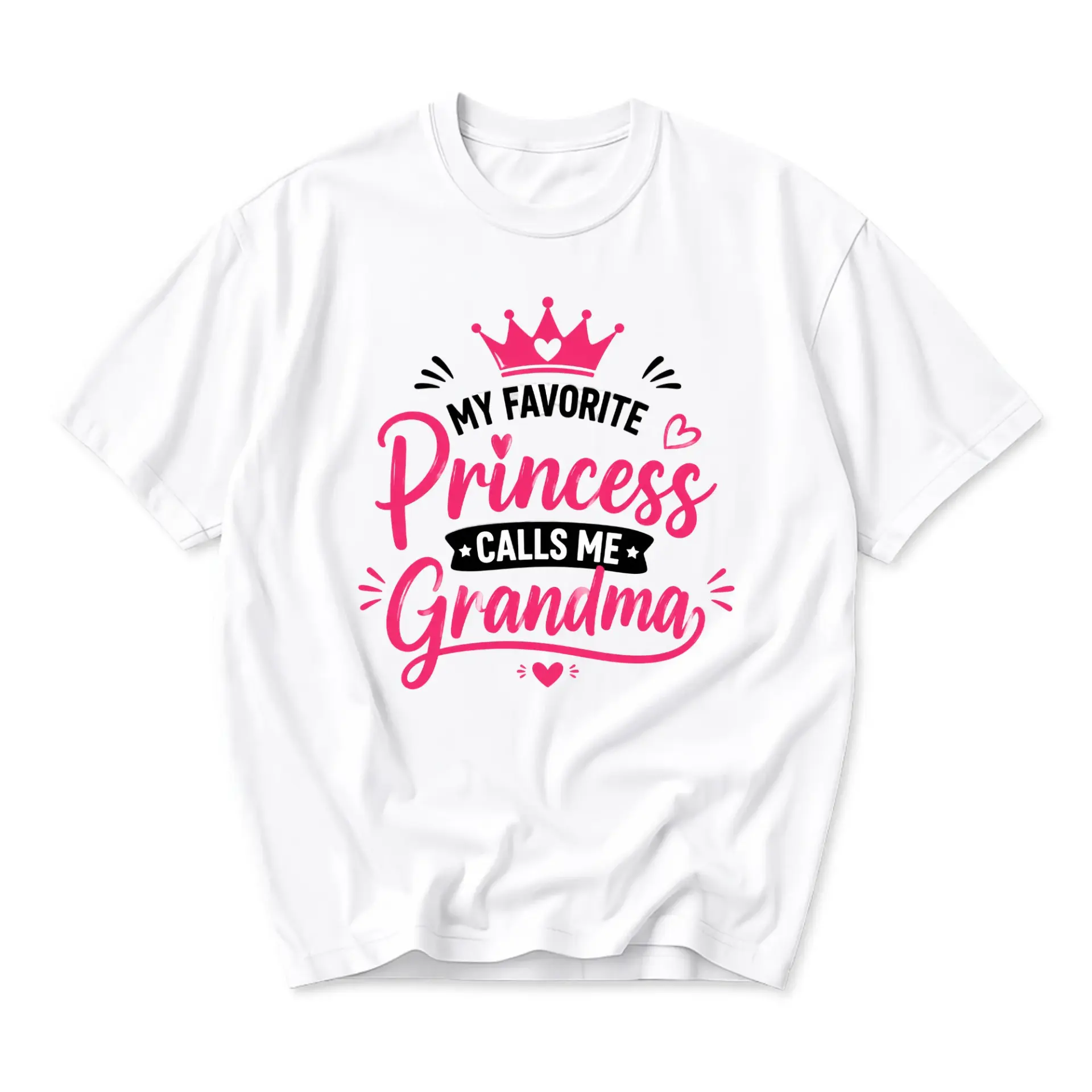 Funny Shirt My Favorite Princess Calls Me Grandma Graphic Tee Unisex Casual