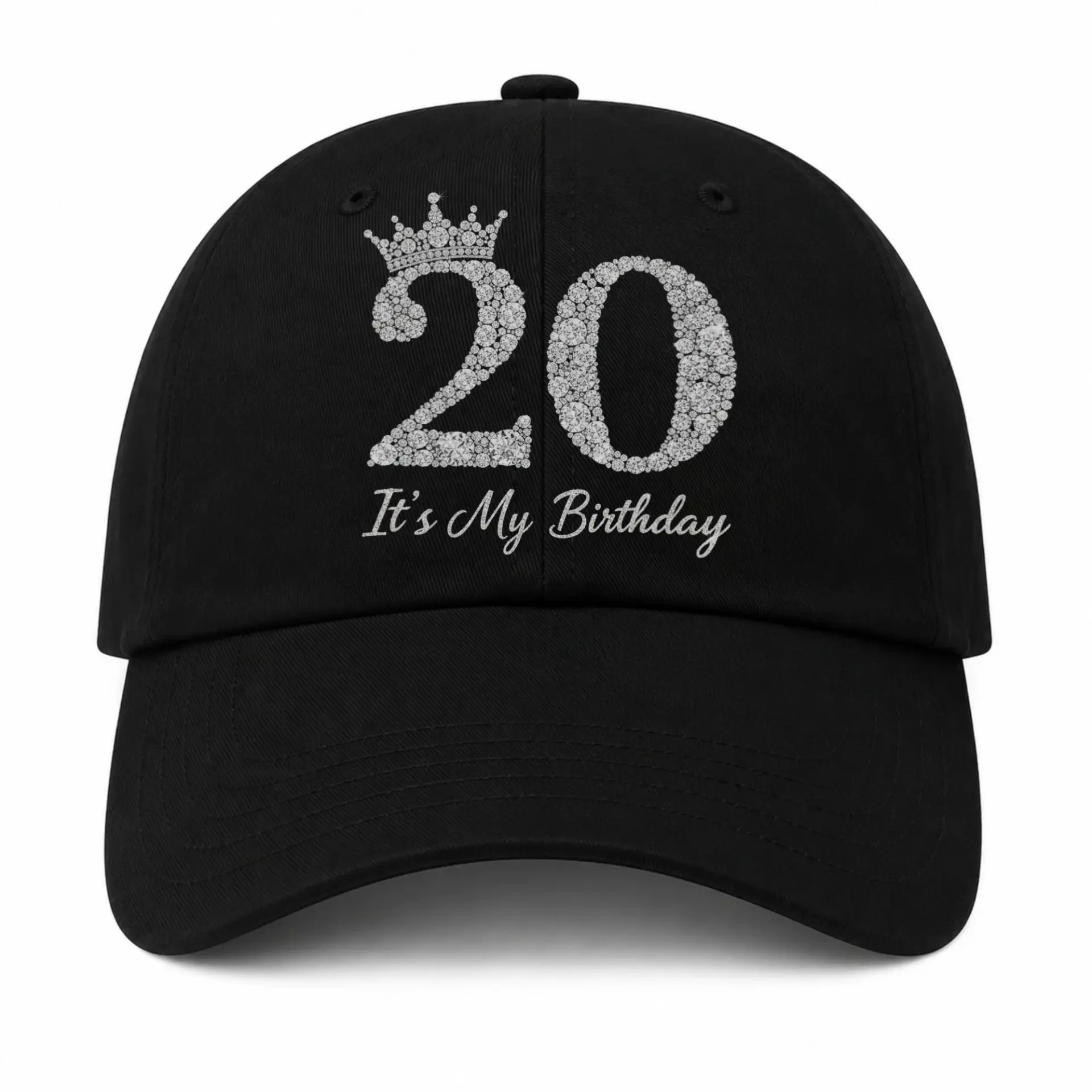 Baseball Cap Featuring a Stylish Diamond Twenty Graphic Design for Adults