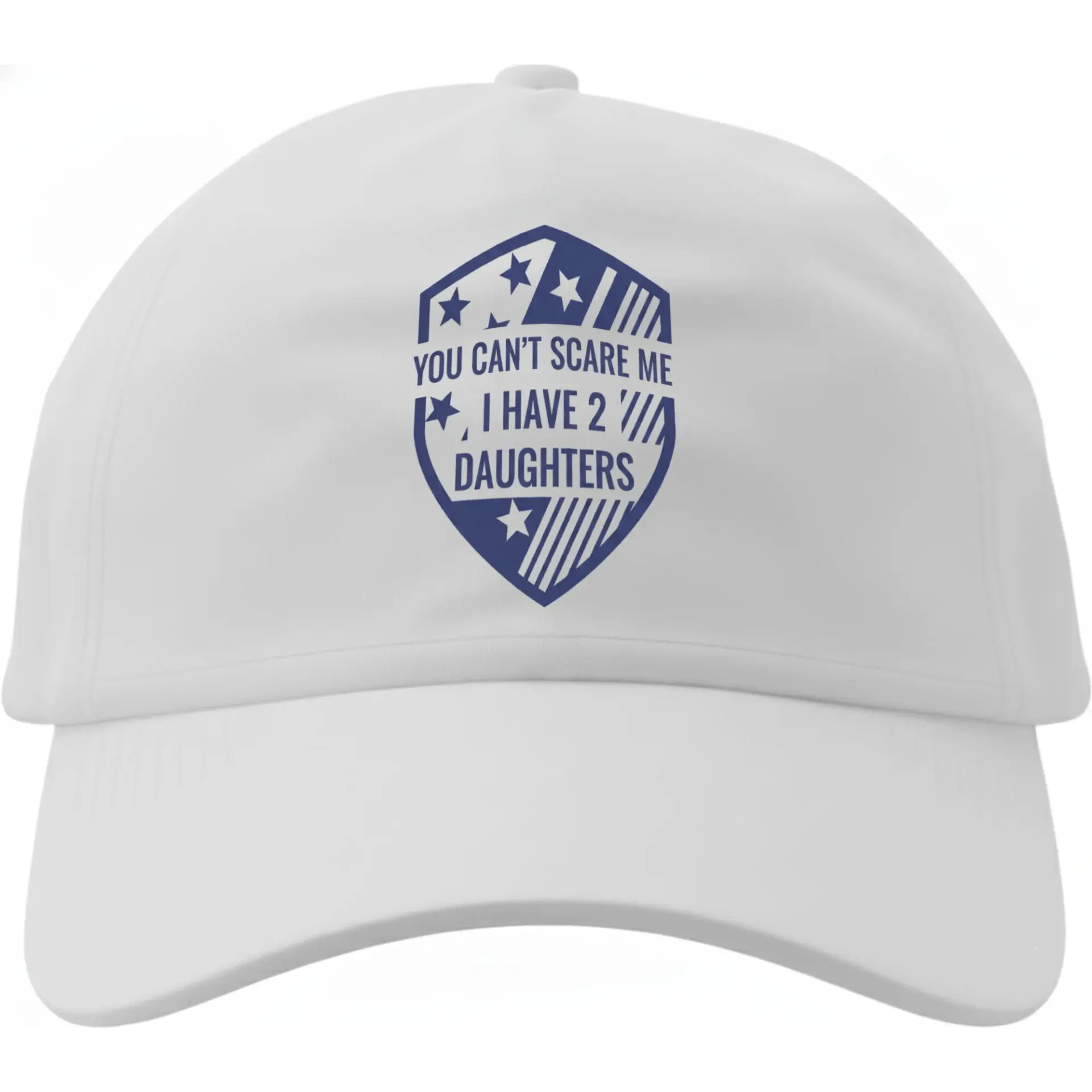 Dad Hat Baseball Cap Funny Slogan Design You Cant Scare Me I Have 2 Daughters Comfortable Cotton Outdoor Headwear
