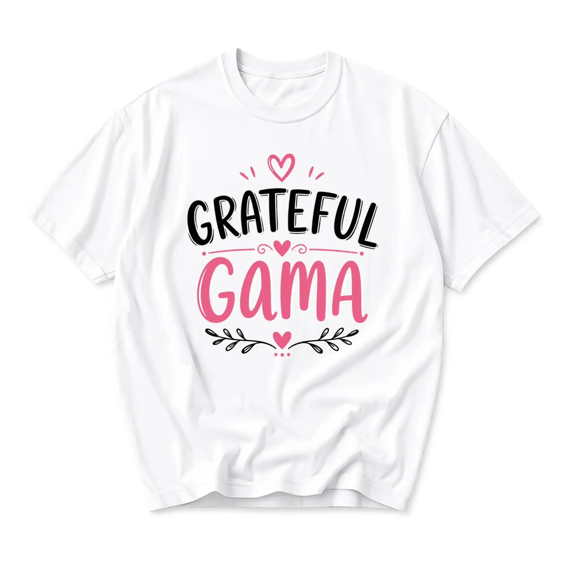 Graphic Tee Grateful Gama Unisex Shirt Casual Cotton Crew Neck Short Sleeve Top for Women and Family Gift Idea