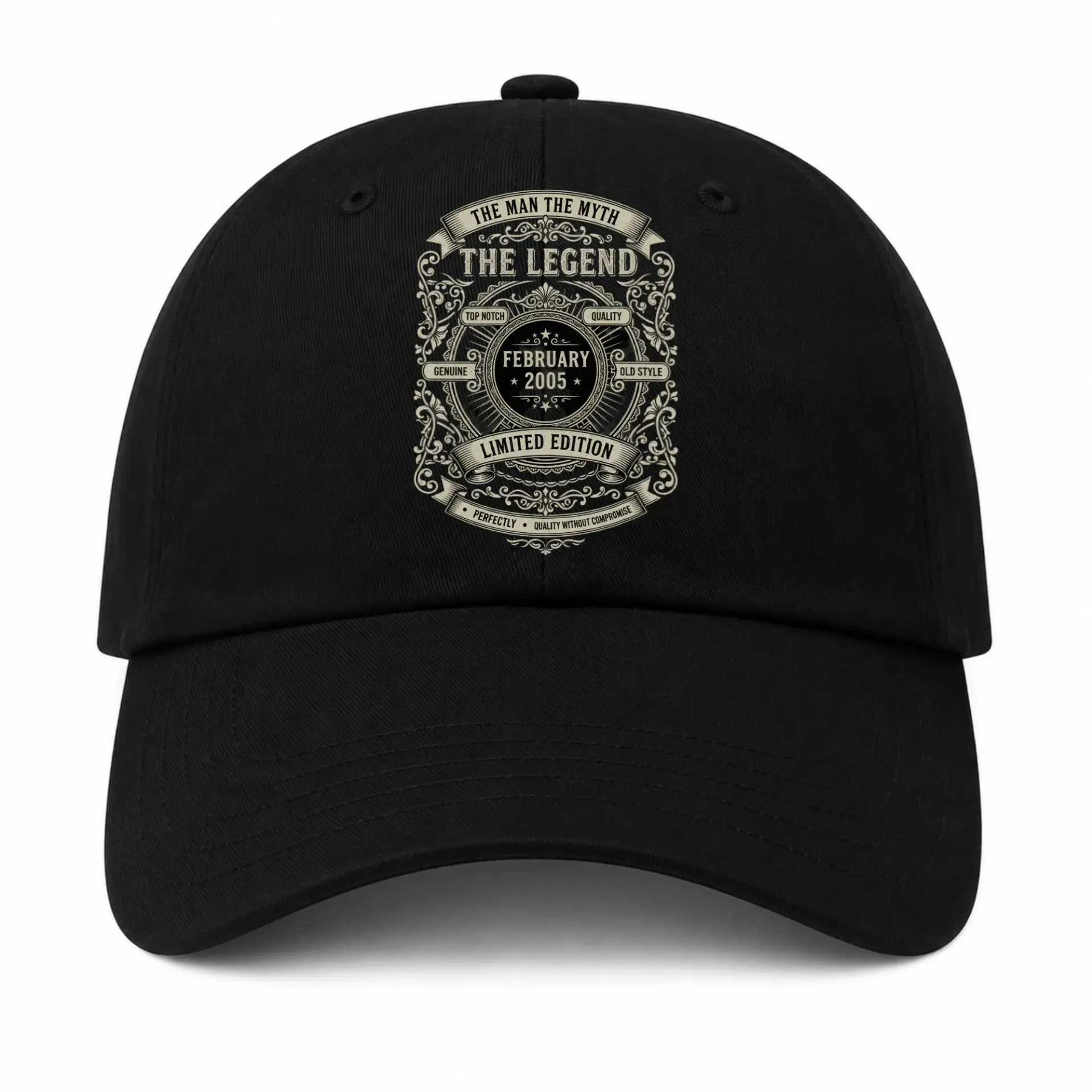Baseball Cap the Man the Myth the Legend Graphic Vintage Style Hat